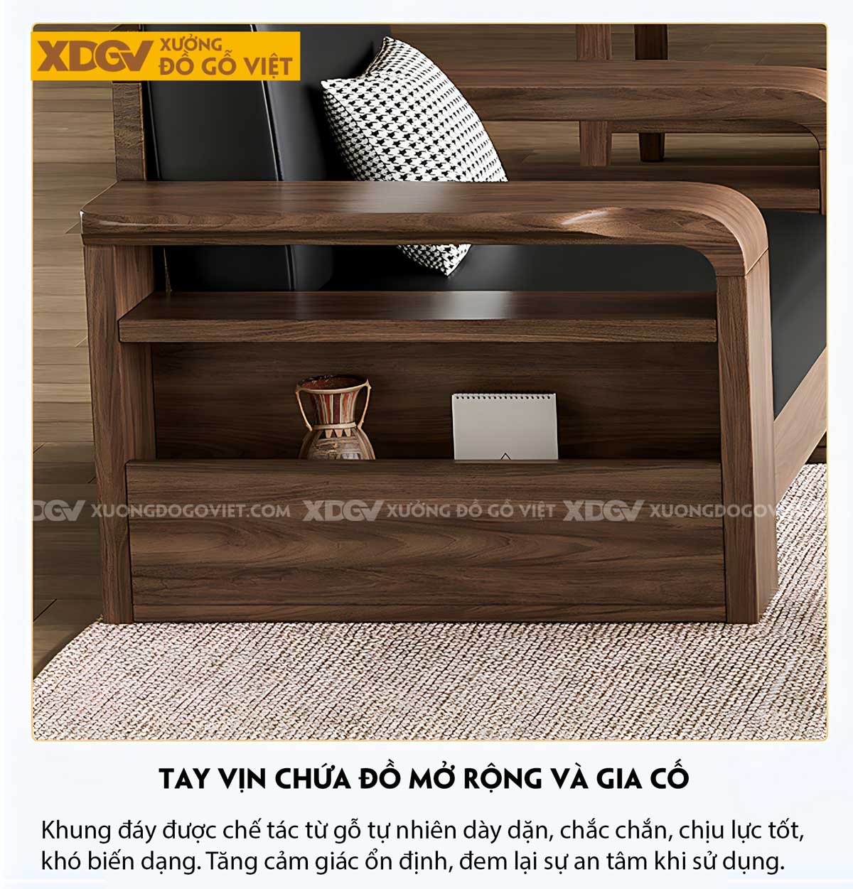 Bàn Ghế Óc Chó Tay Bo Lưng Nan Thưa Hiện Đại Mới Đẹp