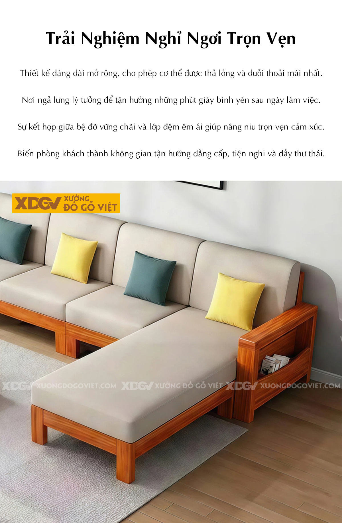 Bàn Ghế Sofa Gỗ Gõ Đỏ Tựa Nan Kiểu Dáng Vuông Vắn Mạnh Mẽ