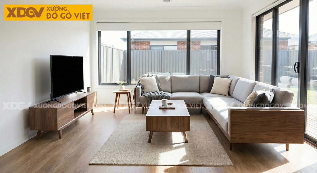Bàn Ghế Sofa Gỗ Tự Nhiên