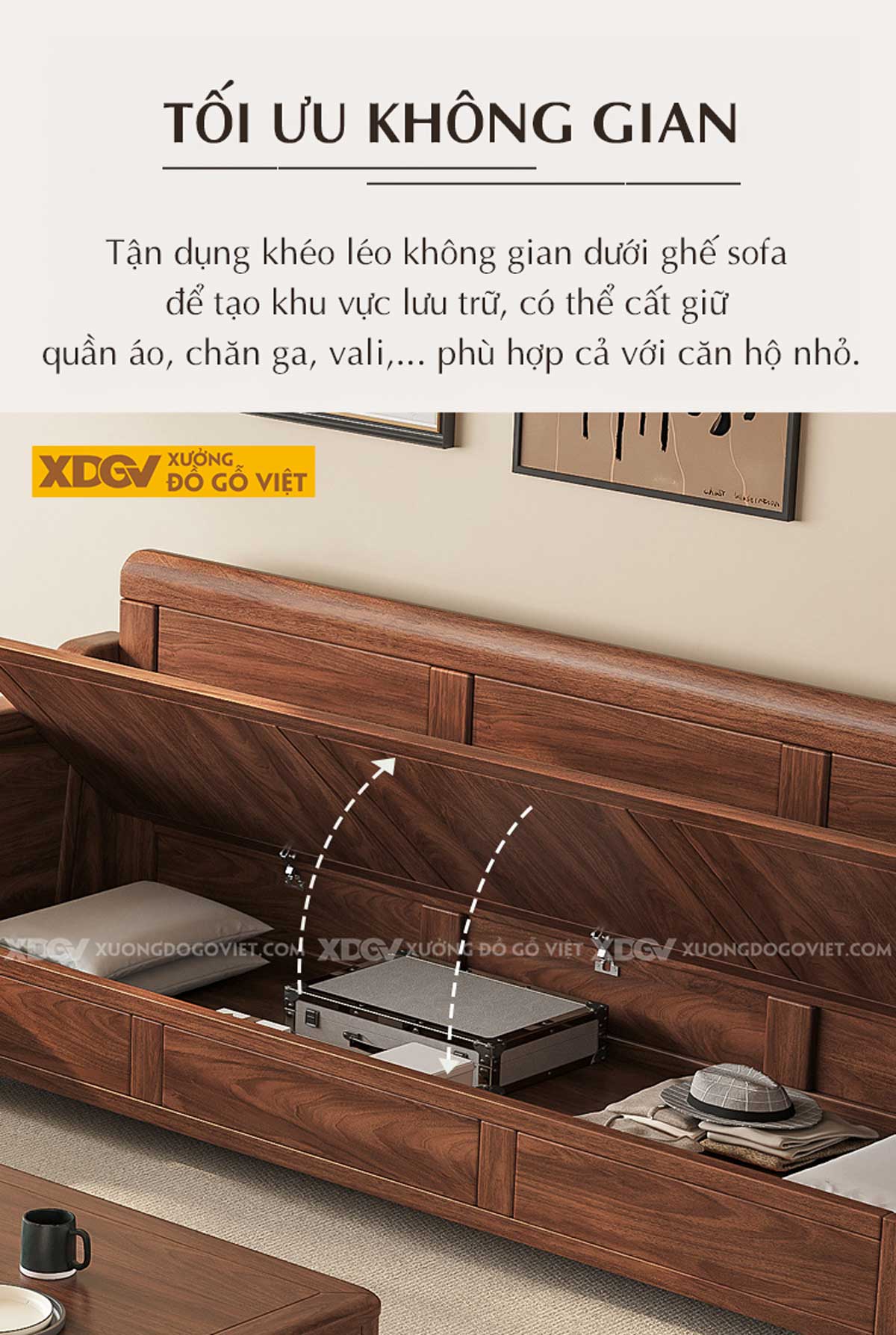 Bàn Ghế Sofa Óc Chó Thịt Bọc Nệm Cánh Chạm Khắc Dáng Núi