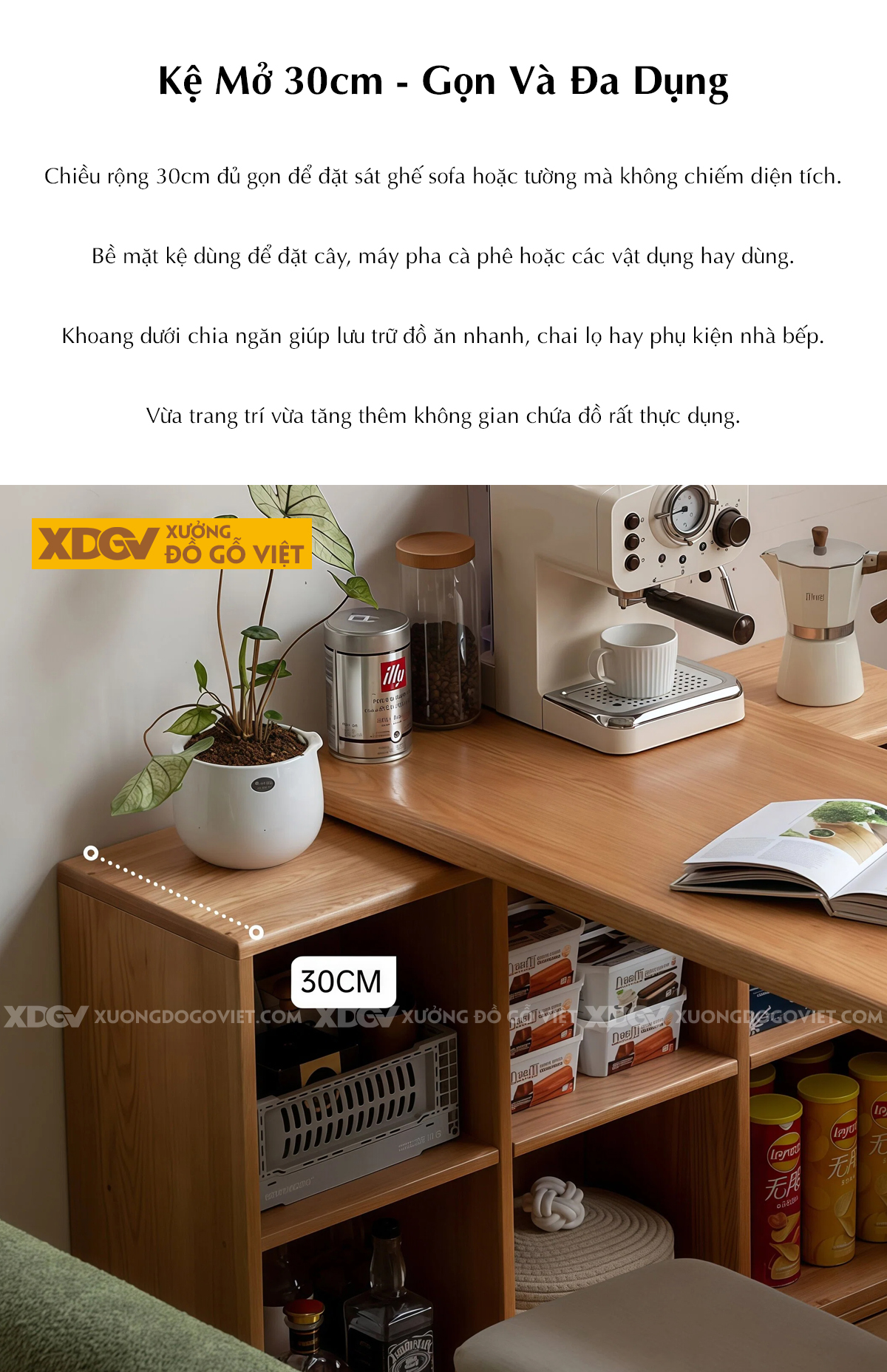 Bàn Làm Việc Góc L Gỗ Sồi Mỹ Kéo Xoay Linh Hoạt