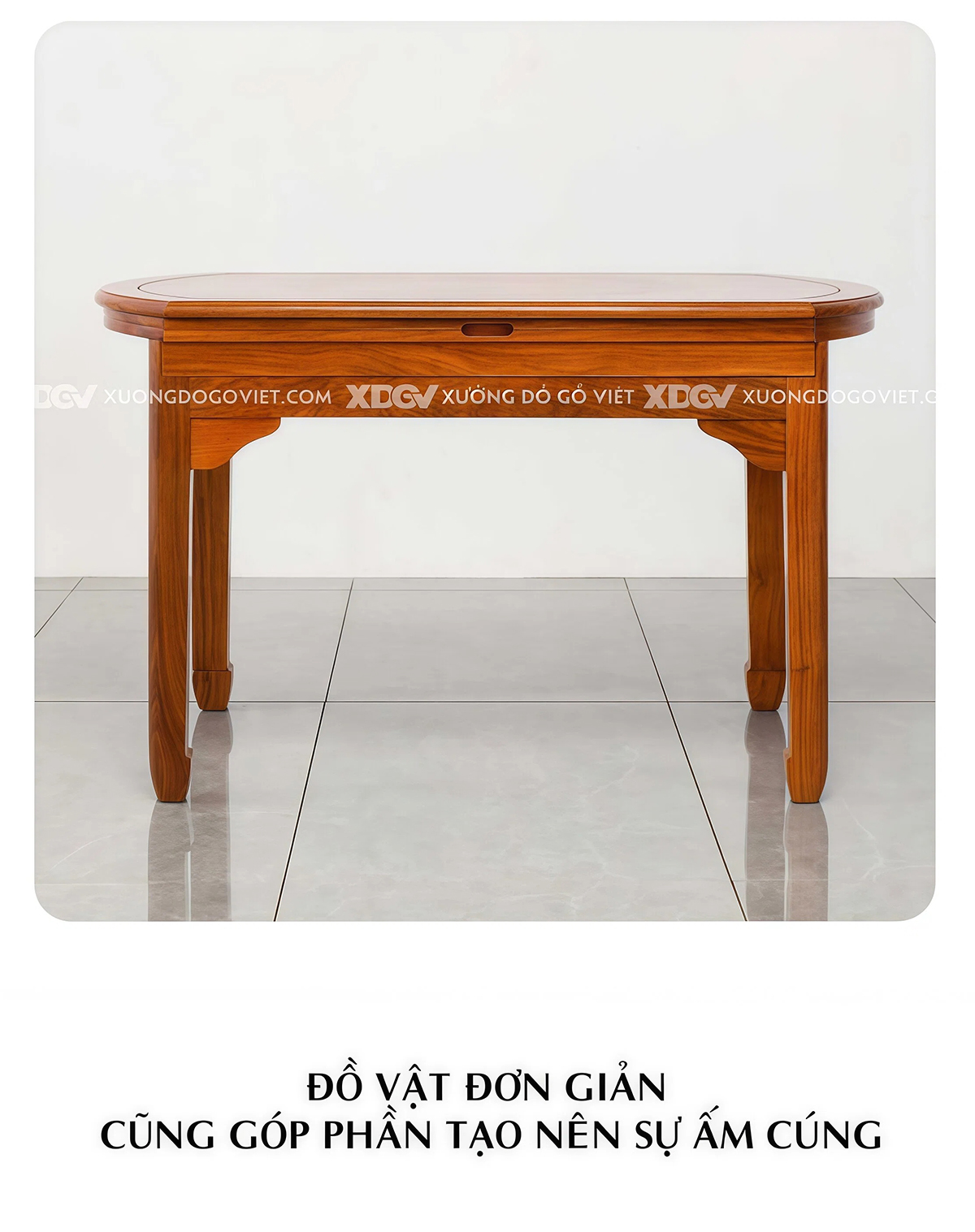 Bộ Bàn Ăn Gỗ Gõ Đỏ 6 Ghế Bàn Tròn Đa Năng Tích Hợp Mâm Xoay