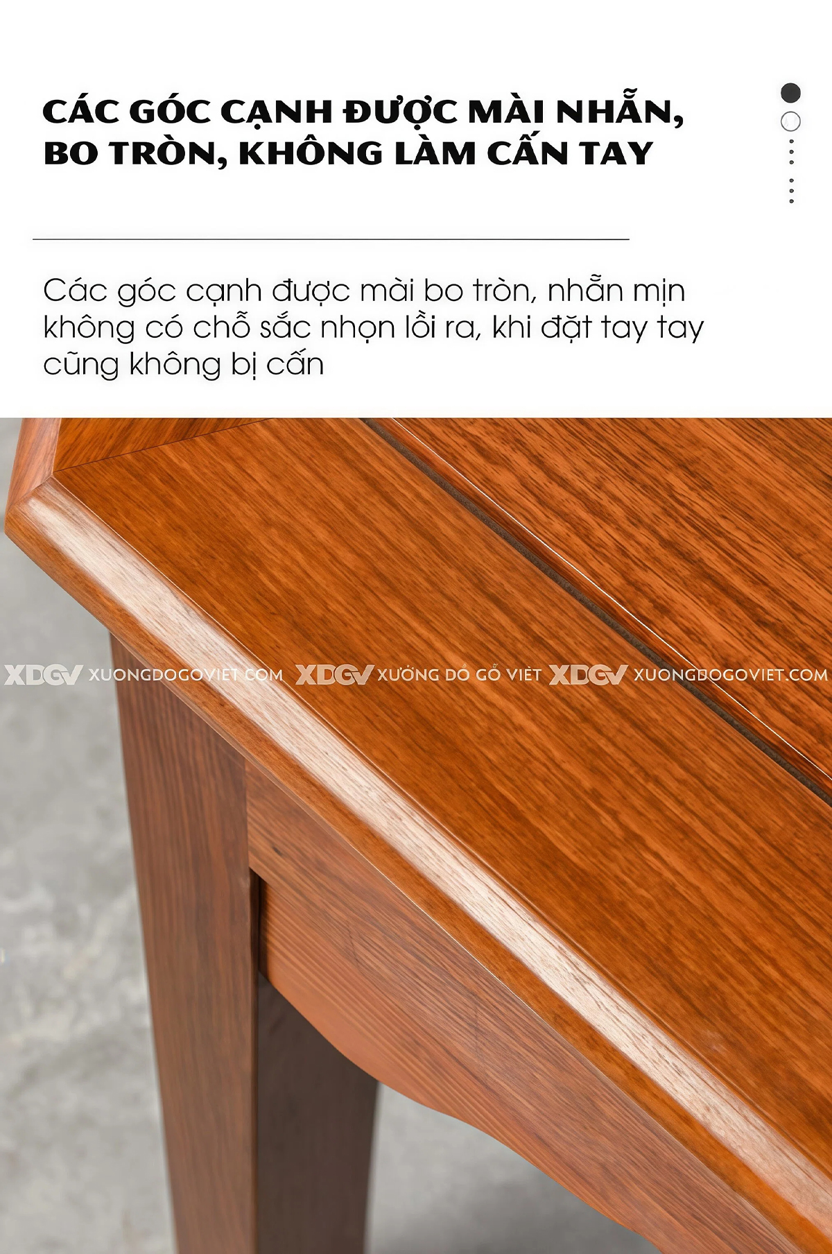 Bộ Bàn Ăn Gỗ Gõ Đỏ 6 Ghế Bàn Tròn Đa Năng Tích Hợp Mâm Xoay