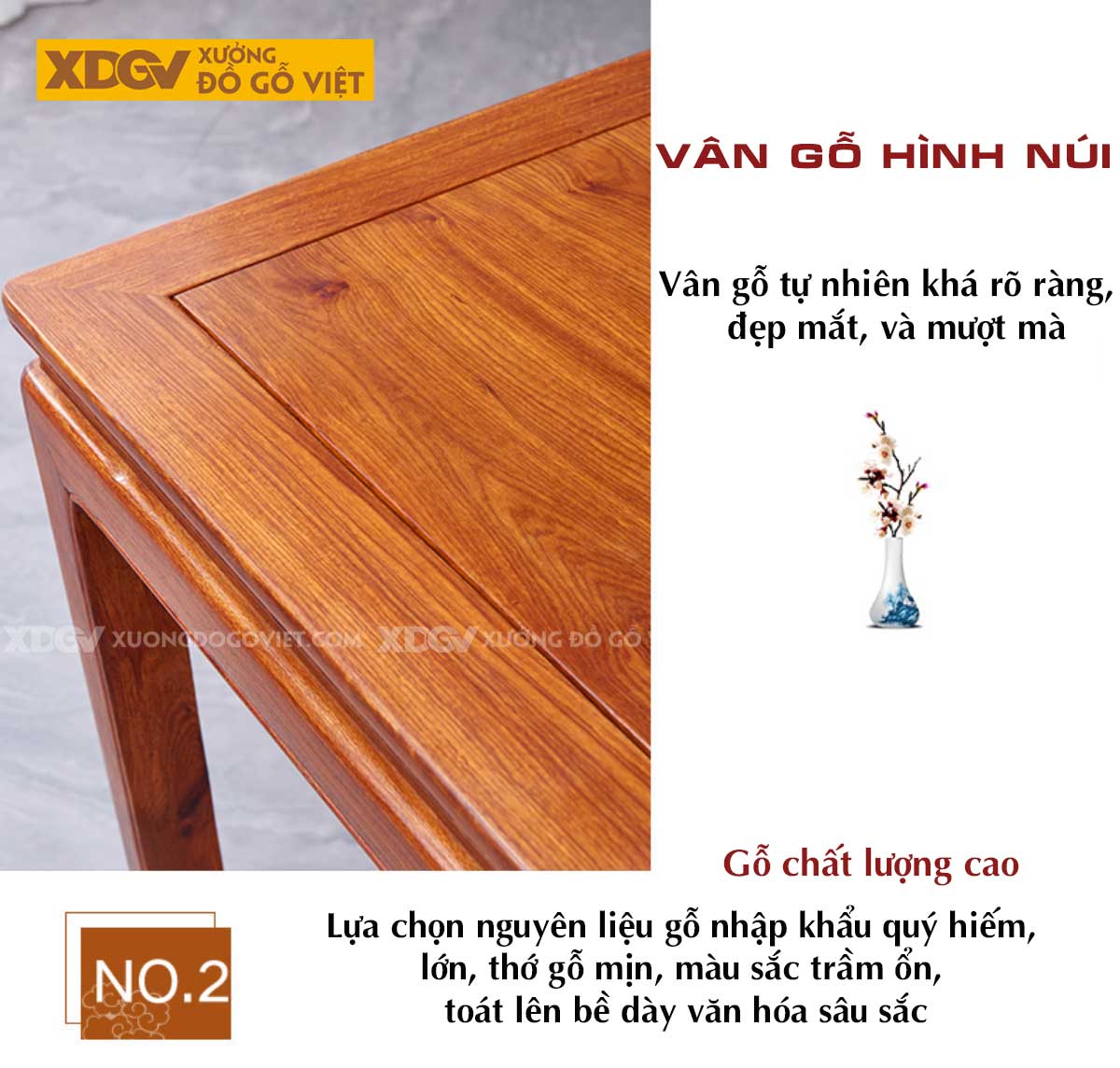 Bộ Bàn Ăn Gỗ Gõ Đỏ Á Đông 6 Ghế Kiểu Dáng Mũ Quan Cao Cấp