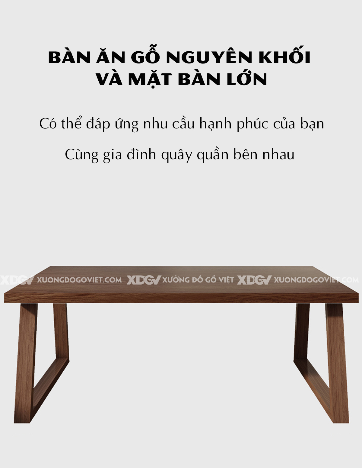 Bộ Bàn Ăn Gỗ Sồi Nguyên Tấm Chân Thang Ghế Đôn Bọc Vải
