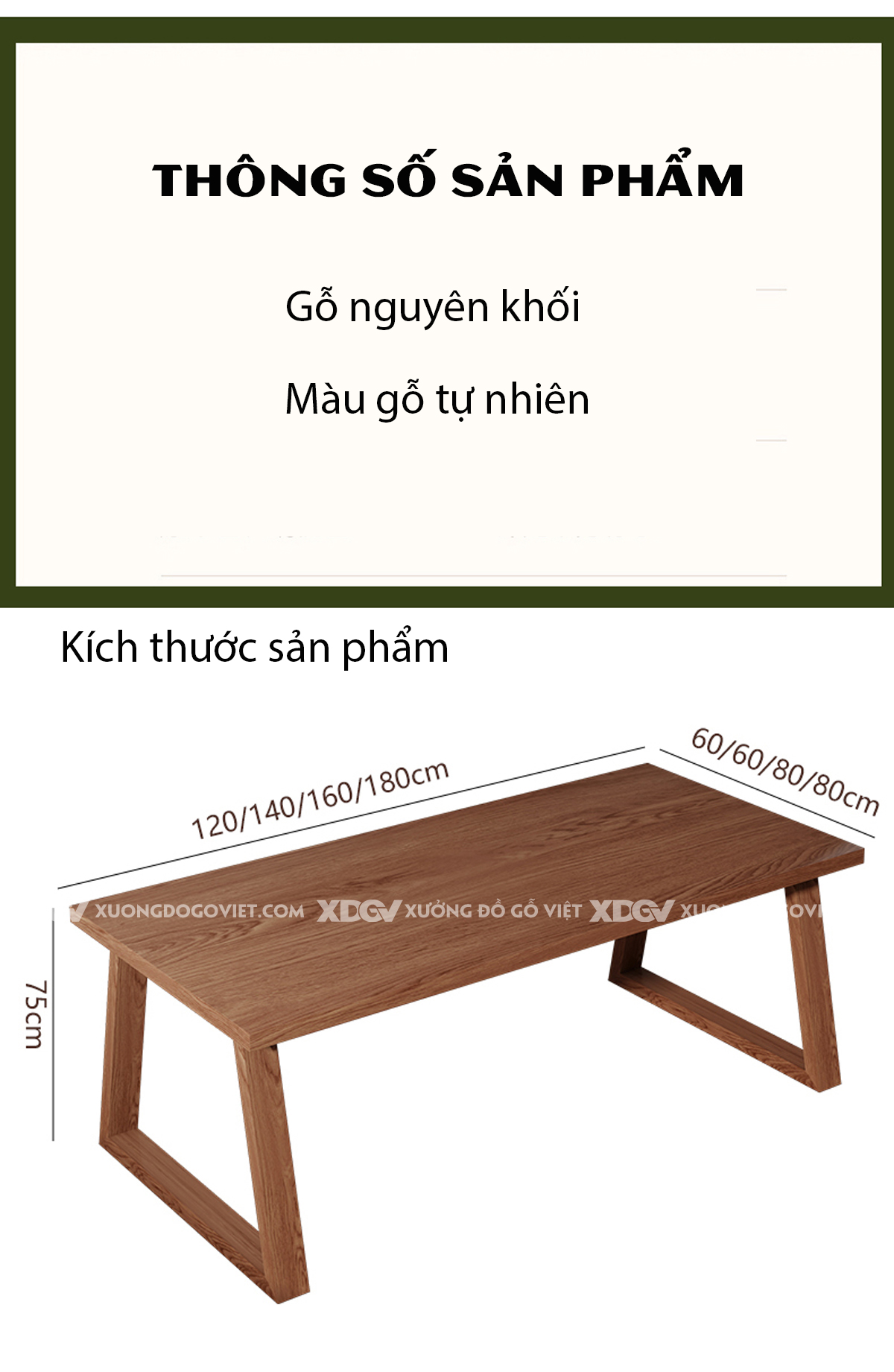 Bộ Bàn Ăn Gỗ Sồi Nguyên Tấm Chân Thang Ghế Đôn Bọc Vải