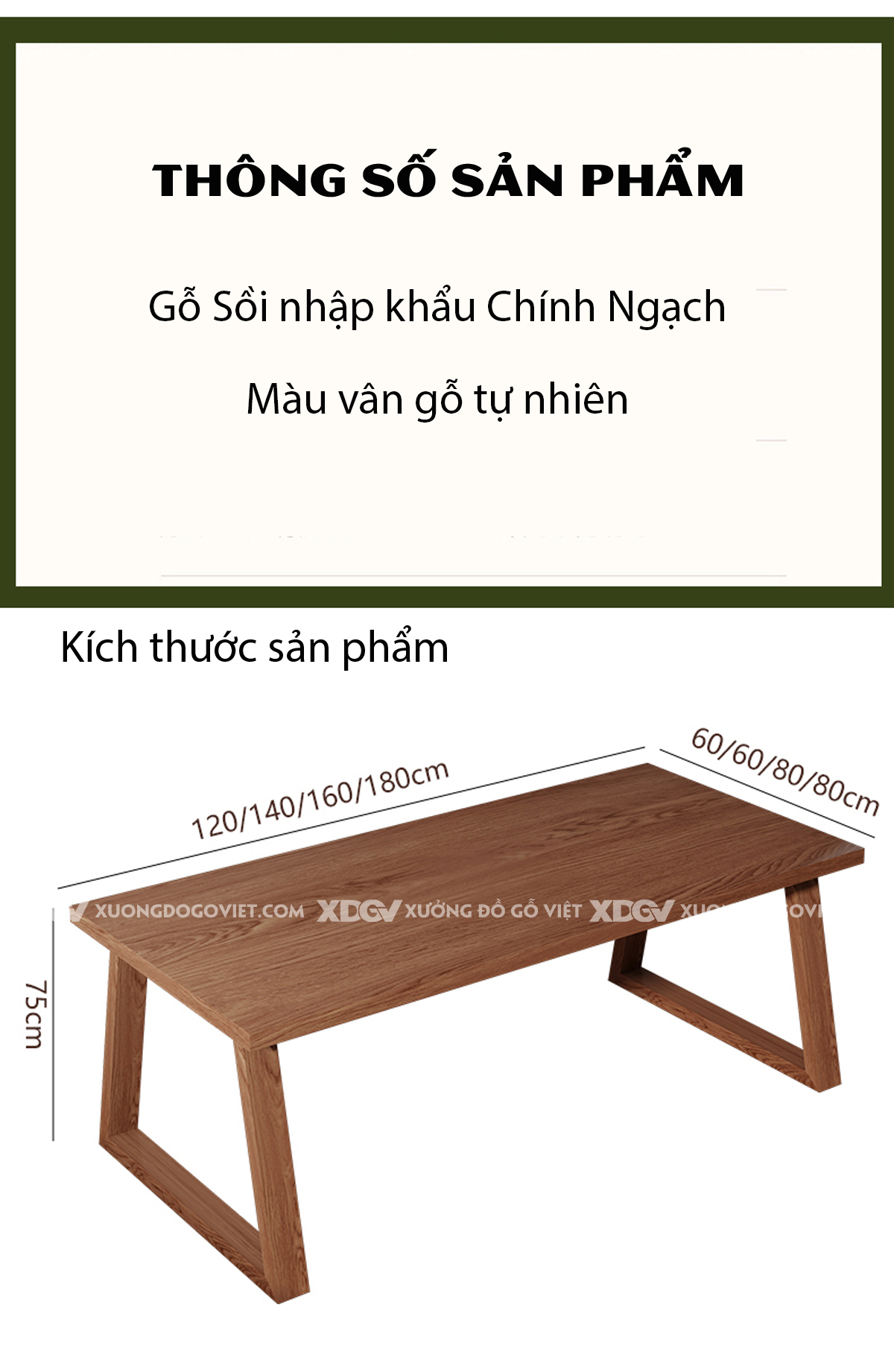 Bộ Bàn Ăn Gỗ Sồi Nguyên Tấm Chân Thang Ghế Đôn Bọc Vải