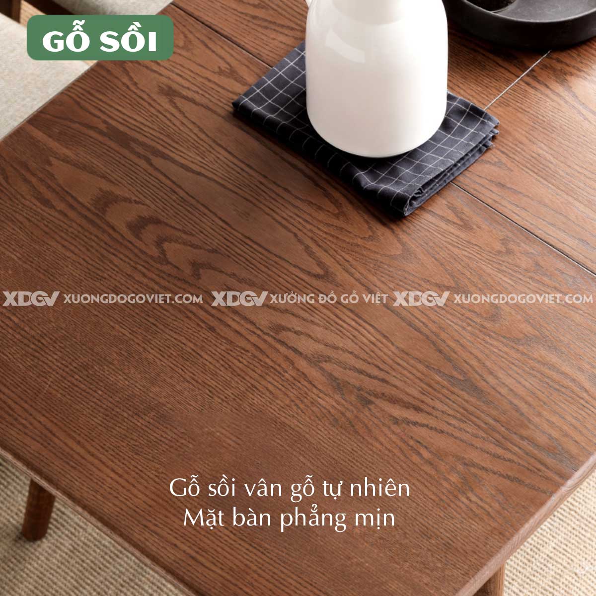 Bộ Bàn Ăn Thông Minh Gỗ Sồi Butterfly Biến Hình Mở Rộng