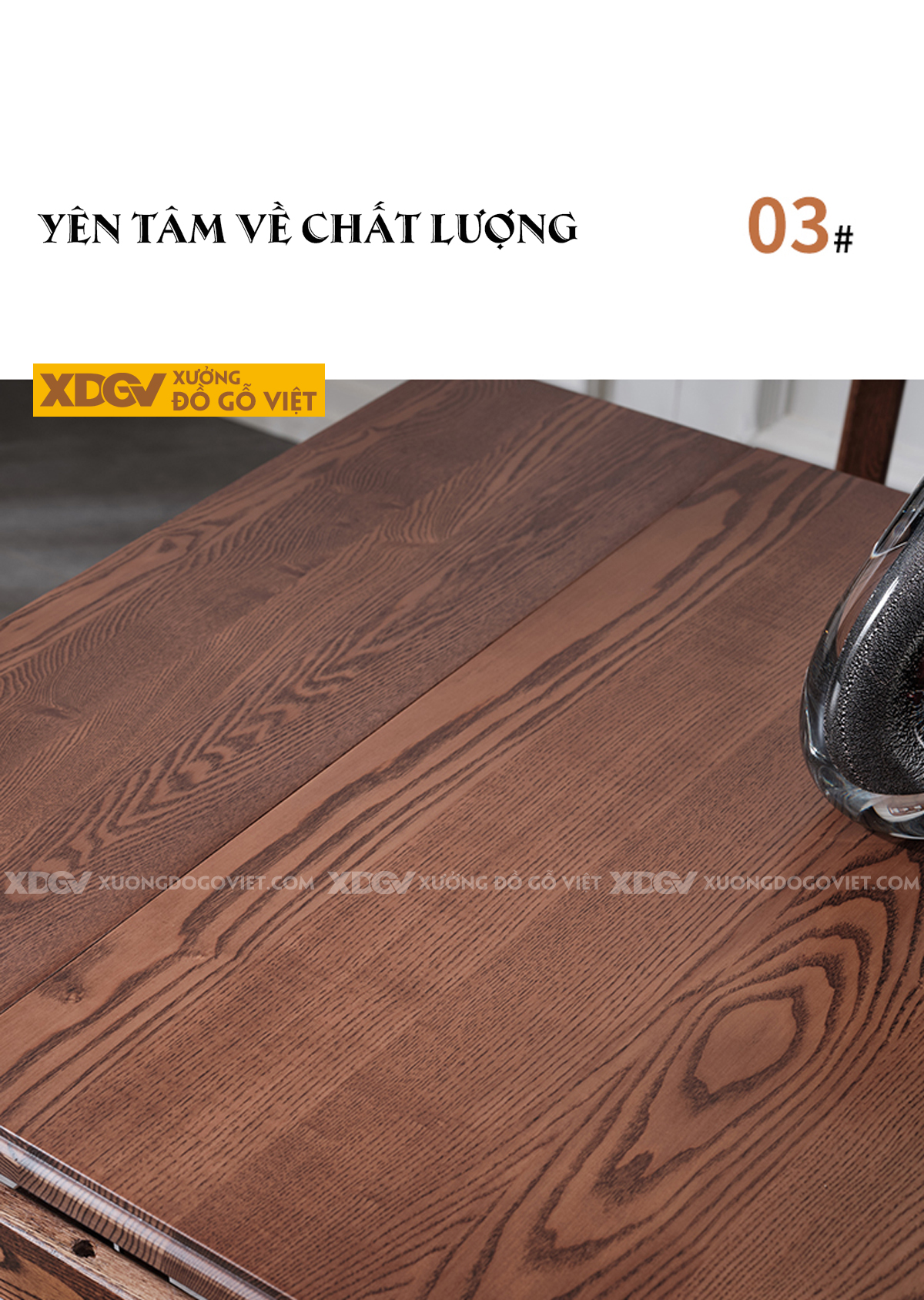 Bộ Bàn Ghế Ăn Gỗ Sồi Hiện Đại Đa Năng Mở Rộng Diện Tích