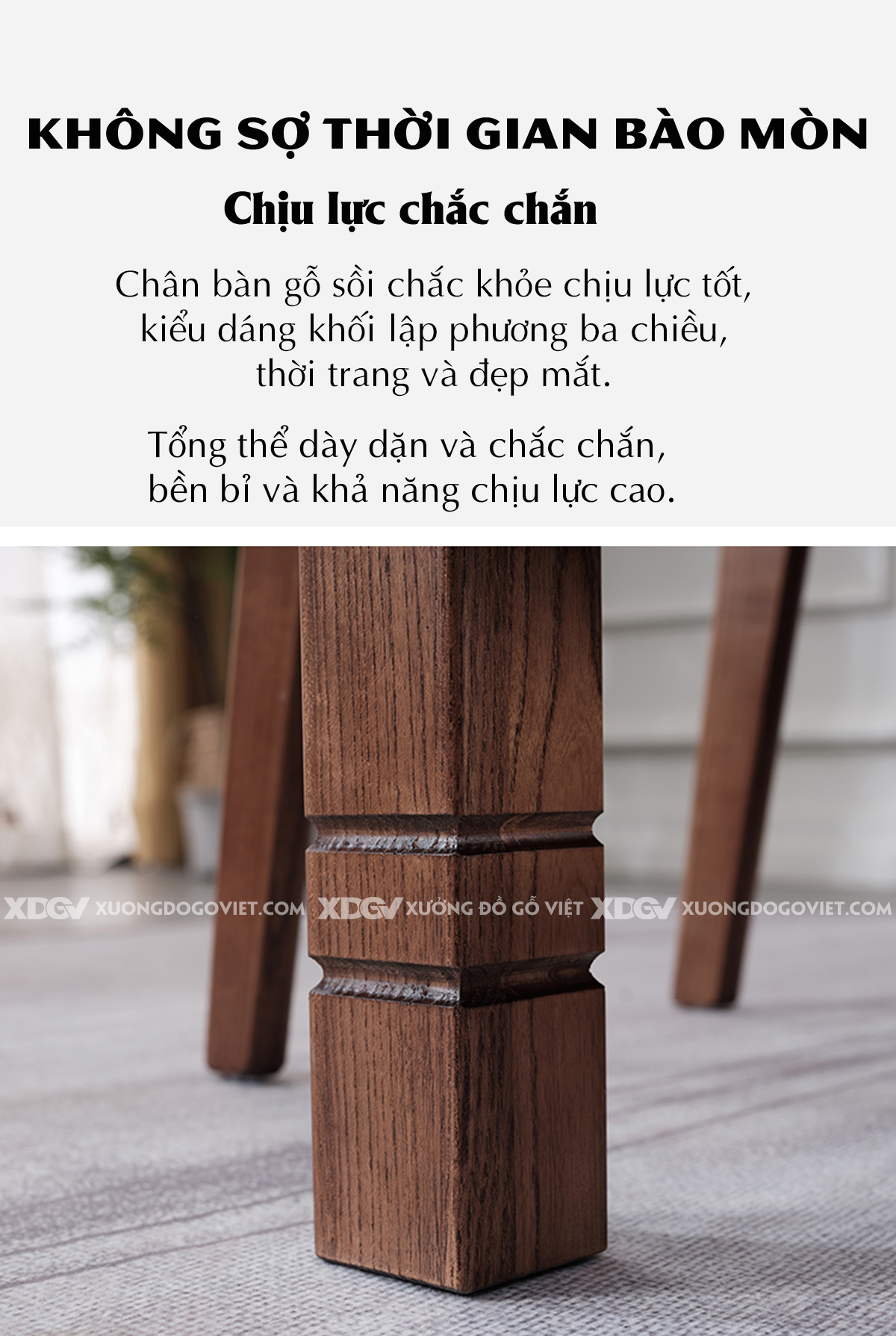 Bộ Bàn Ghế Ăn Gỗ Sồi Hiện Đại Đa Năng Mở Rộng Diện Tích