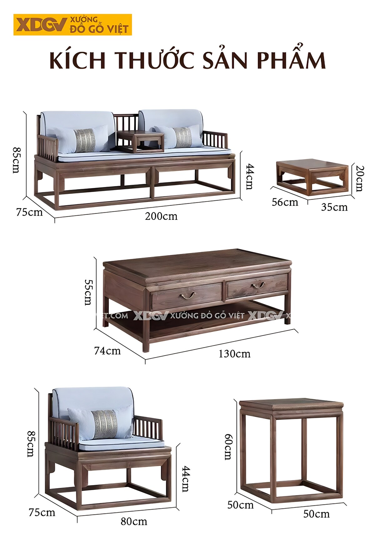 Bộ Bàn Ghế Gỗ Óc Chó Kiểu Nan Dọc Thanh Thoát