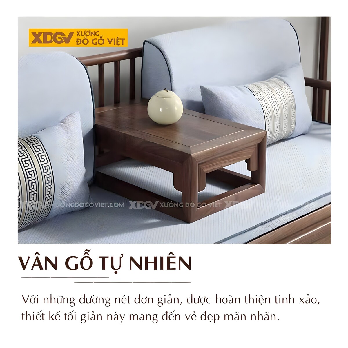 Bộ Bàn Ghế Gỗ Óc Chó Kiểu Nan Dọc Thanh Thoát