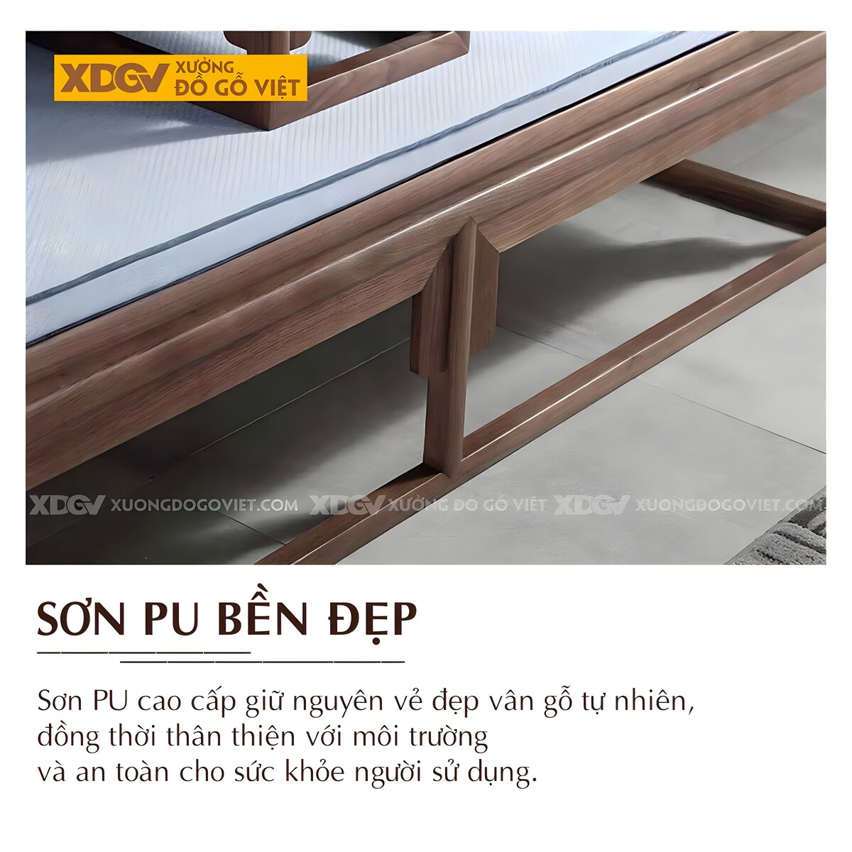 Bộ Bàn Ghế Gỗ Óc Chó Kiểu Nan Dọc Thanh Thoát
