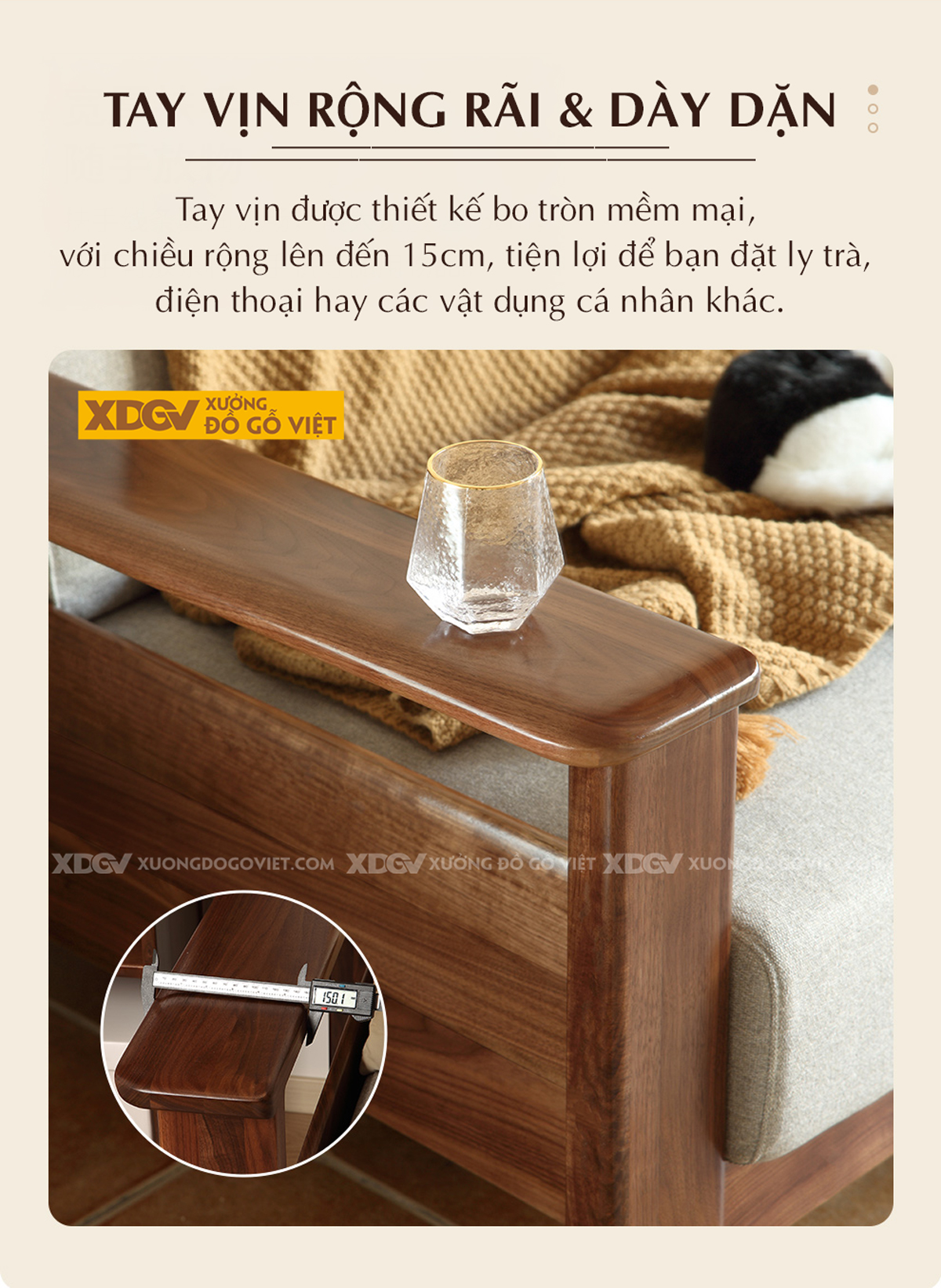 Bộ Bàn Ghế Sofa Óc Chó Hiện Đại Tối Giản Cho Gia Đình