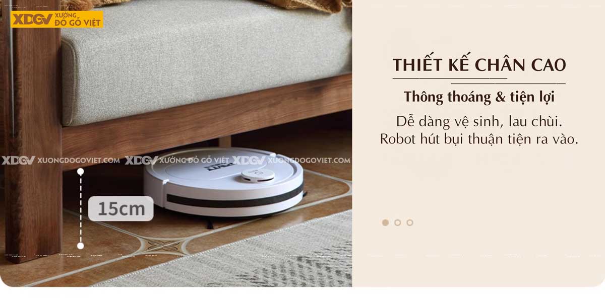 Bộ Bàn Ghế Sofa Óc Chó Hiện Đại Tối Giản Cho Gia Đình