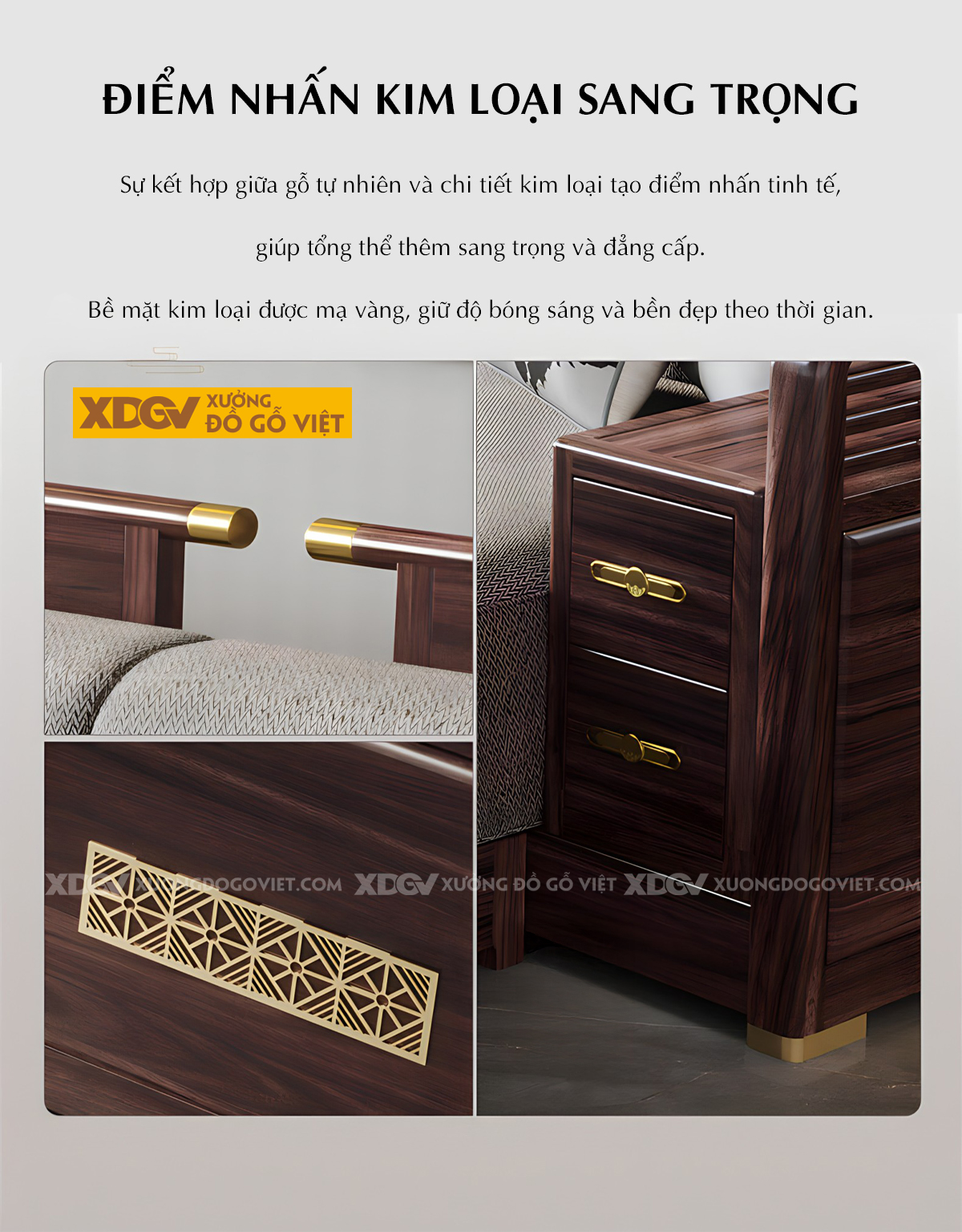 Bộ Bàn Ghế Sofa Óc Chó Phòng Khách Hiện Đại Tay Gộp Ngăn Kéo