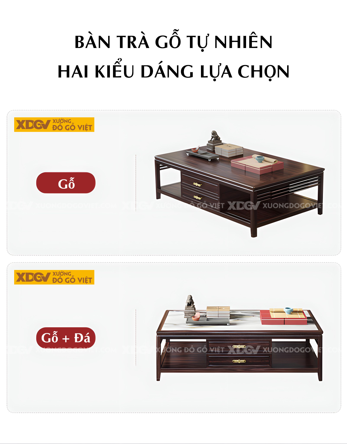 Bộ Bàn Ghế Sofa Óc Chó Phòng Khách Hiện Đại Tay Gộp Ngăn Kéo