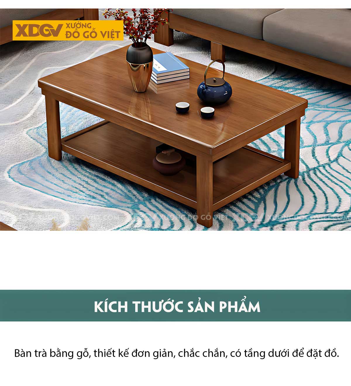 Bộ Sofa Chung Cư Gỗ Sồi Tự Nhiên Ghế Tựa Nan Đơn Giản