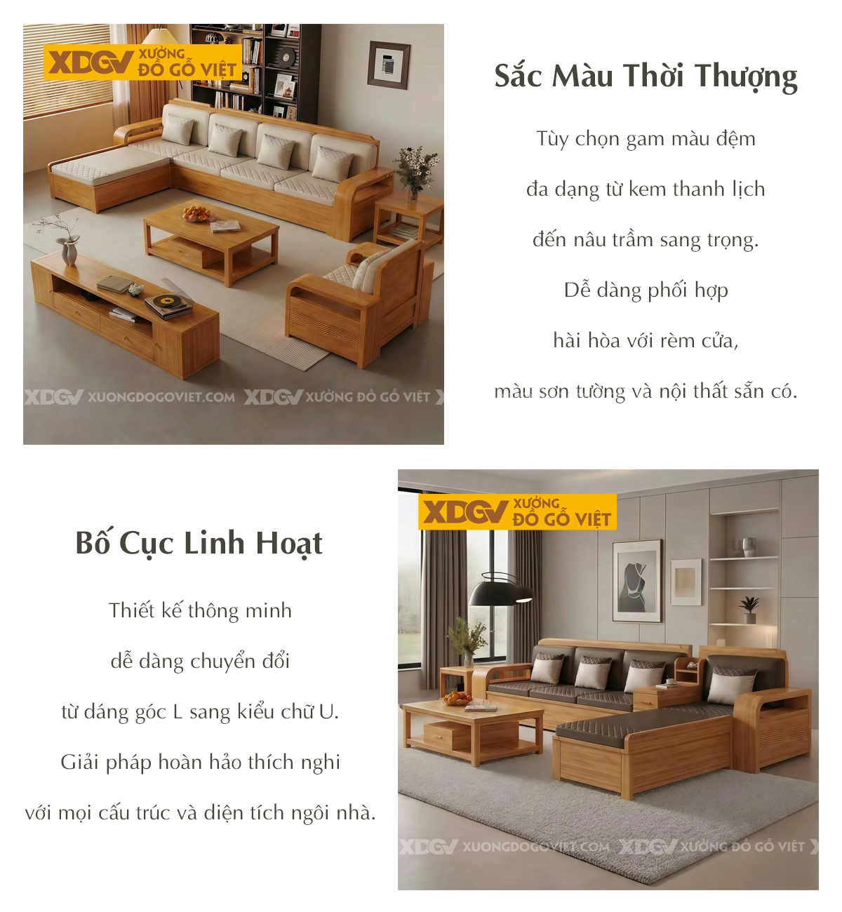 Bộ Sofa Gỗ Gõ Đỏ Phòng Khách Á Đông Tay Vịn Bản Lớn Bo Tròn