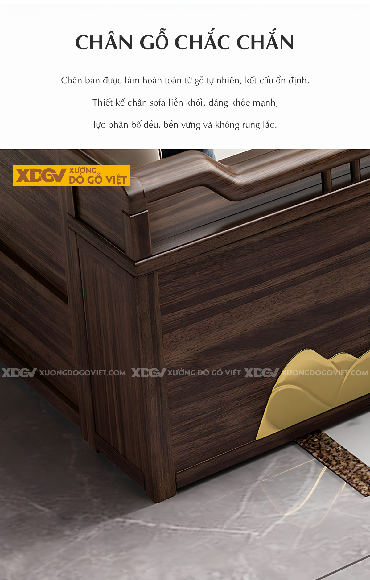 Bộ Sofa Óc Chó Phòng Khách Trung Hoa Á Đông Đẹp Sang Trọng
