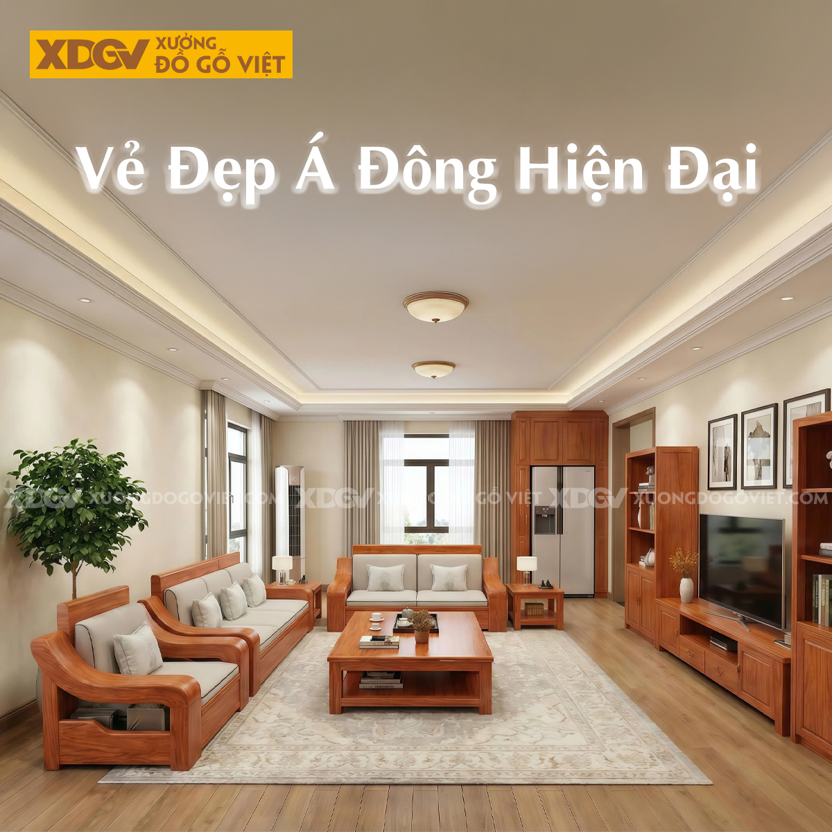 Bộ Sofa Phòng Khách Gỗ Gõ Đỏ Chân Bệt Tay Cong Nghệ Thuật