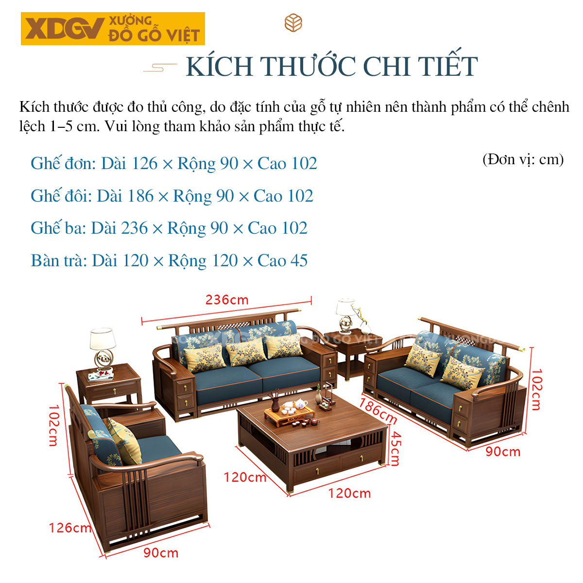Bộ Sofa Phòng Khách Gỗ Lim Trung Hoa Bọc Nệm Dày Sang Trọng