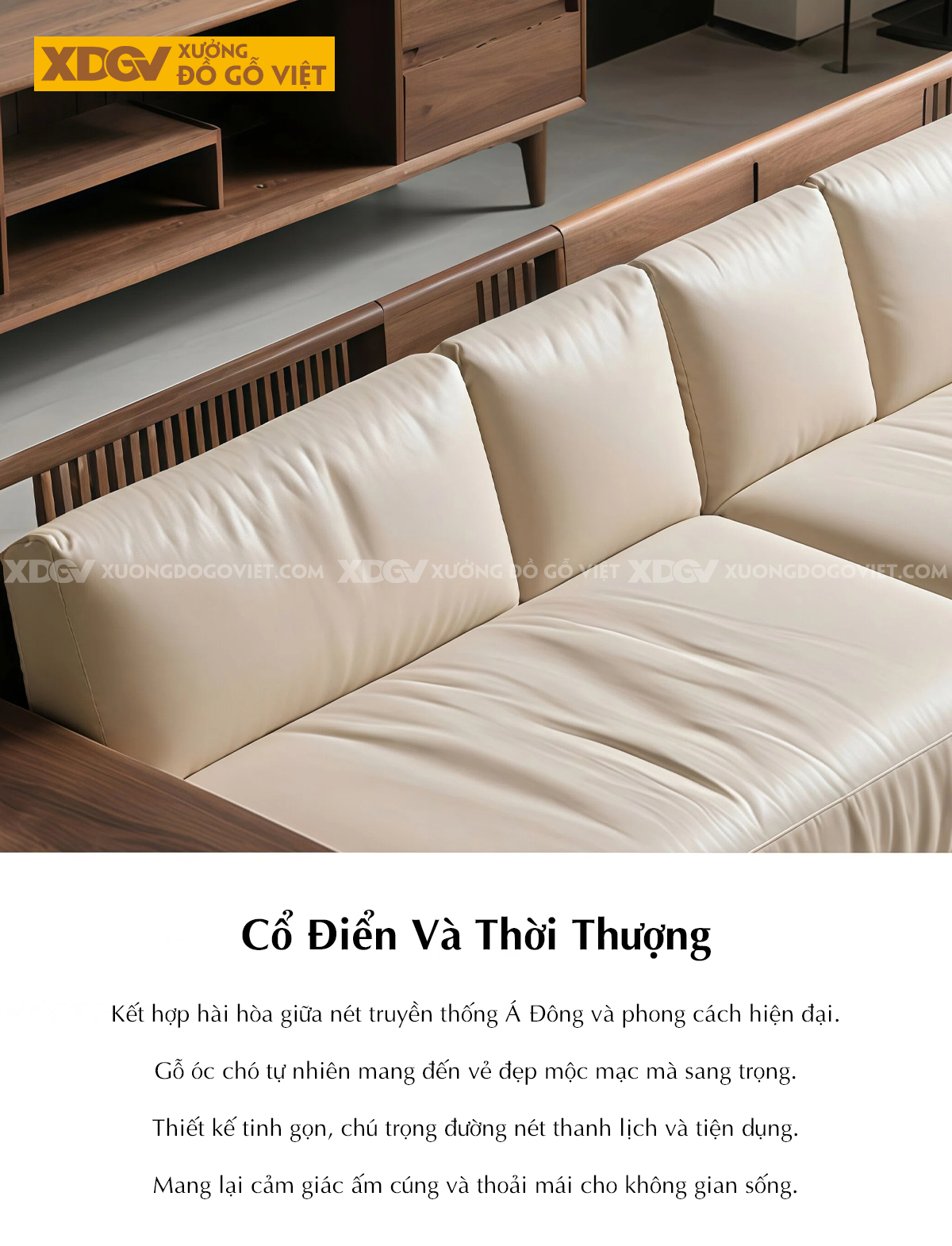 Ghế Sofa Gỗ Óc Chó Sang Trọng Thiết Kế Dáng Thuyền Độc Đáo