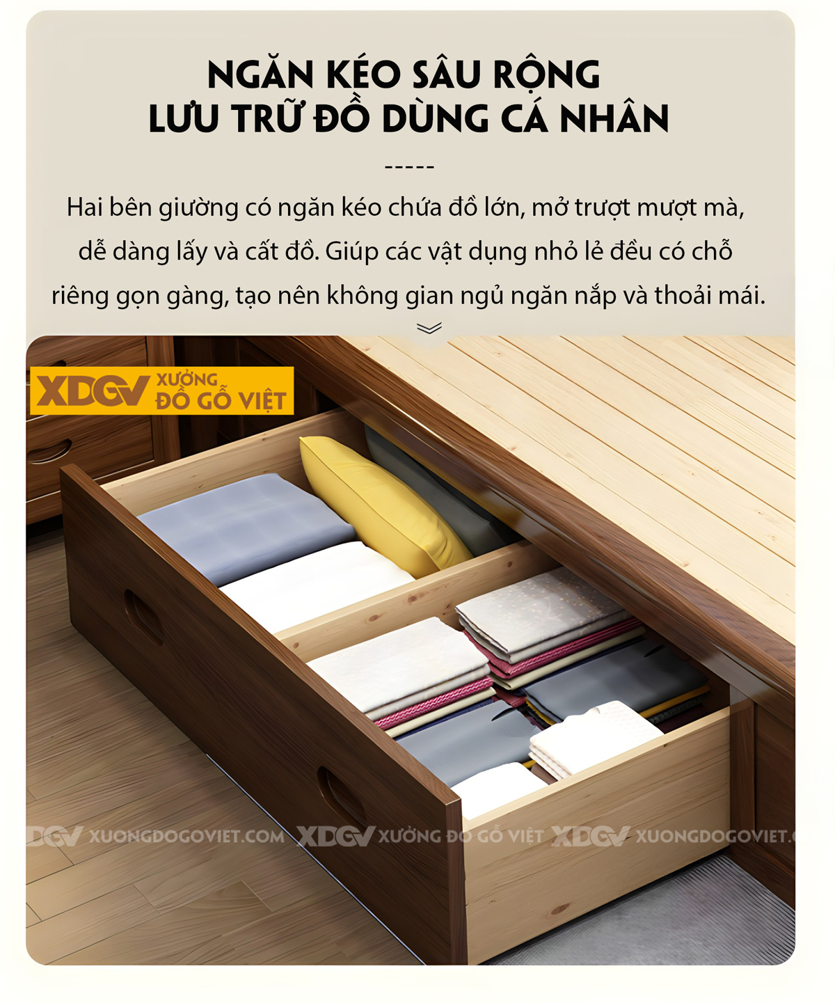 Giường Lim Phòng Ngủ Hiện Đại Kẻ Chỉ Đầu Uốn Lượn Mềm Mại