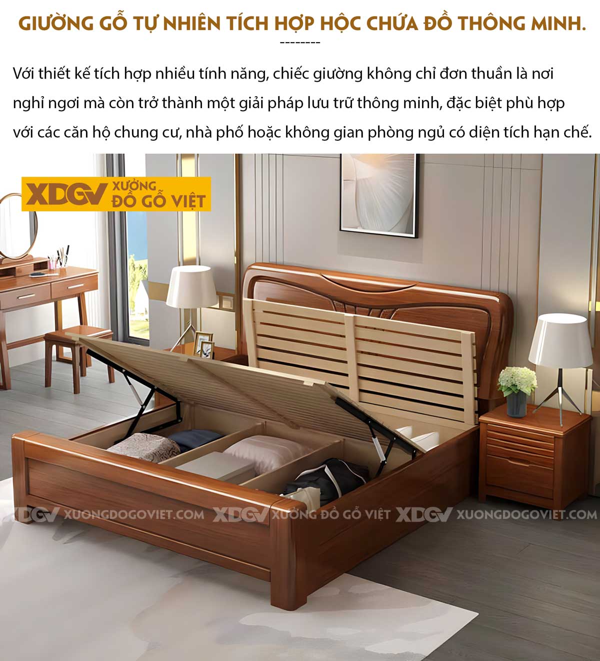 Giường Ngủ Gõ Đỏ Á Đông Đầu Chạm Khắc Hình Rẻ Quạt Cách Điệu
