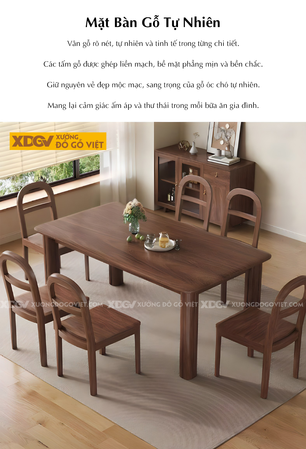 Giường Phòng Ngủ Gỗ Gõ Đỏ Tân Cổ Điển Đầu Gợn Sóng Kẻ Chỉ