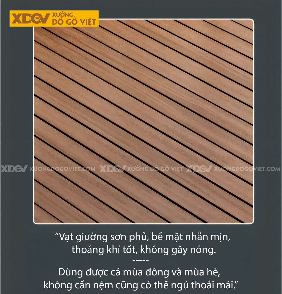 Giường Phòng Ngủ Gỗ Lim Sang Trọng Đầu Ốp Nệm Dày Rút Múi