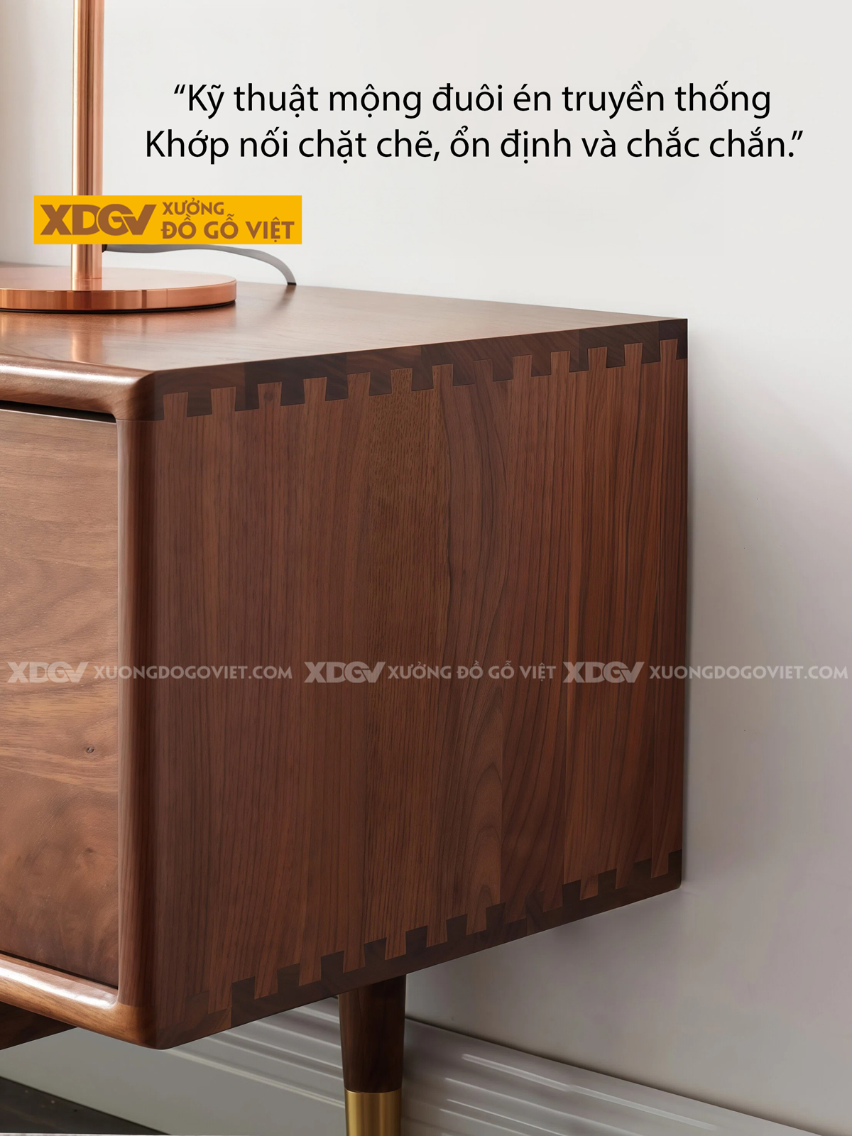 Kệ Để Tivi Gỗ Óc Chó Chân Cao Hiện Đại Ngăn Kéo Trung Tâm