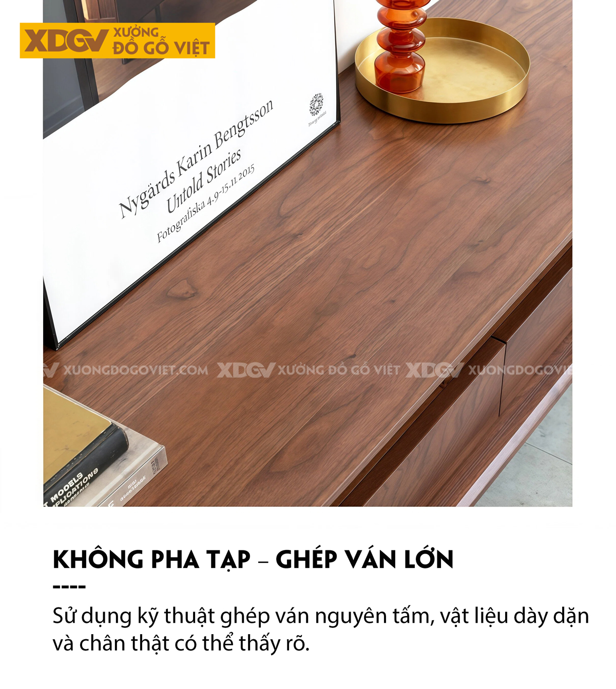 Kệ Để Tivi Gỗ Óc Chó Dáng Bo Tròn Tối Giản Chân Cao Tinh Tế