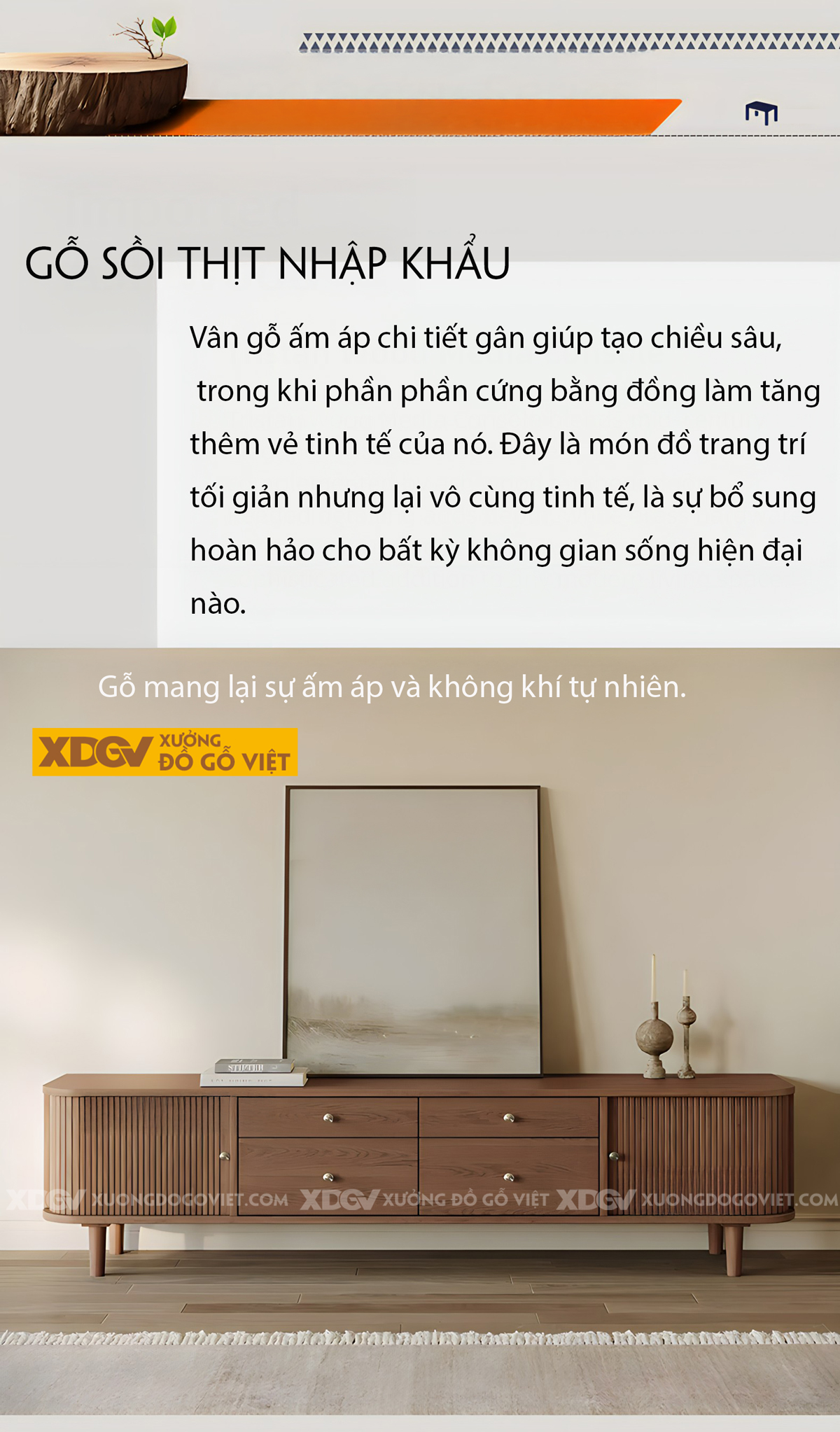 Kệ Để Tivi Sồi Mỹ Cánh Nan Trượt 2 Bên Kết Hợp Ngăn Kéo