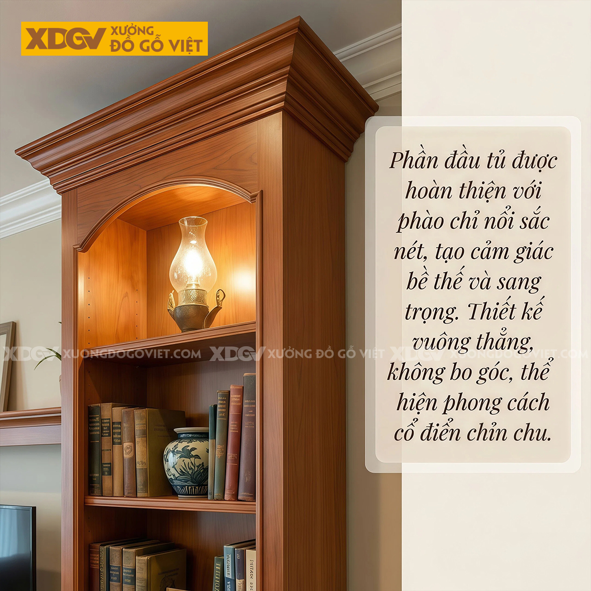 Kệ Tivi Kết Hợp Tủ Trưng Bày Gỗ Gõ Đỏ Tháp Kệ 2 Bên Độc Đáo