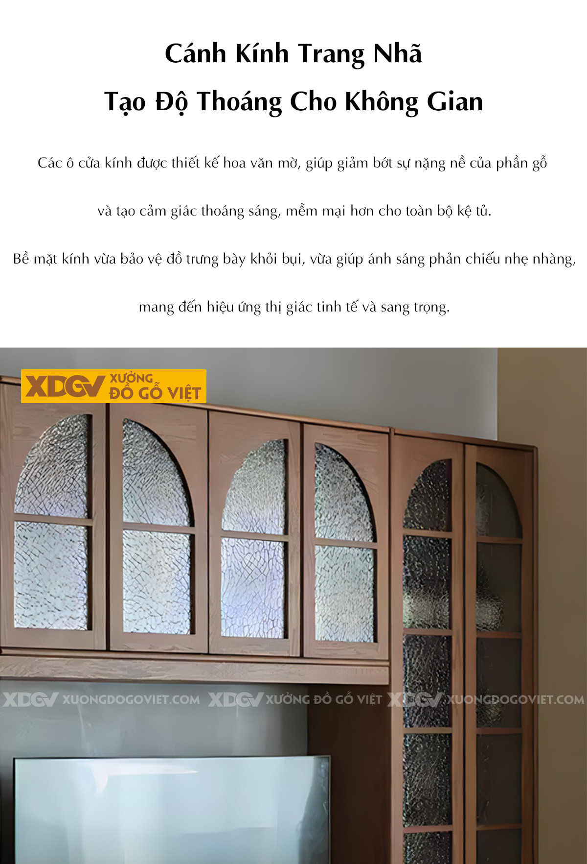 Kệ Tivi Sồi Nhiều Hộc Ngăn Kéo Kết Hợp Tủ Cánh Kính Gân Mờ