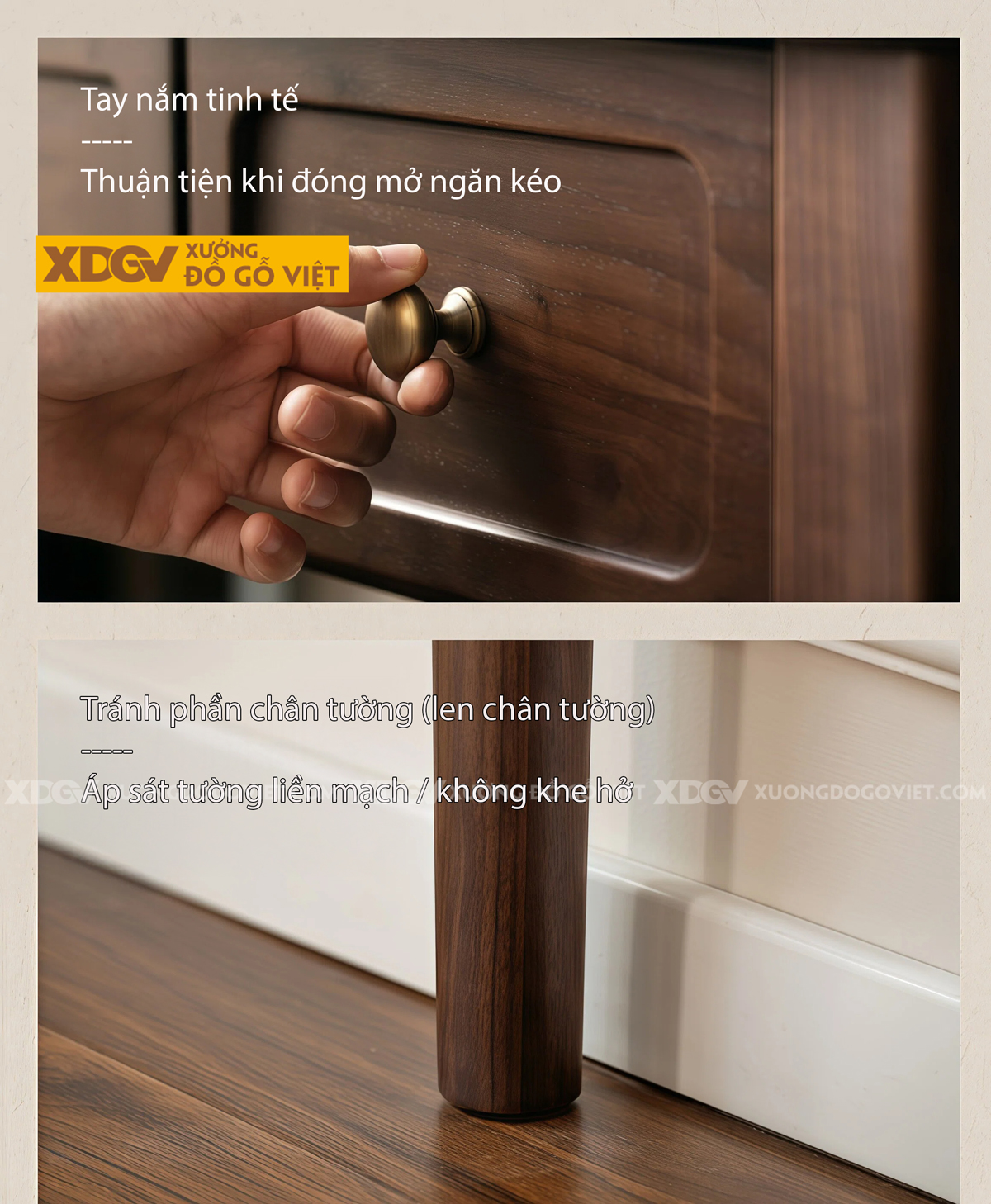 Mẫu Bàn Trang Điểm Tân Cổ Điển Phòng Ngủ Gỗ Sồi Gương Oval