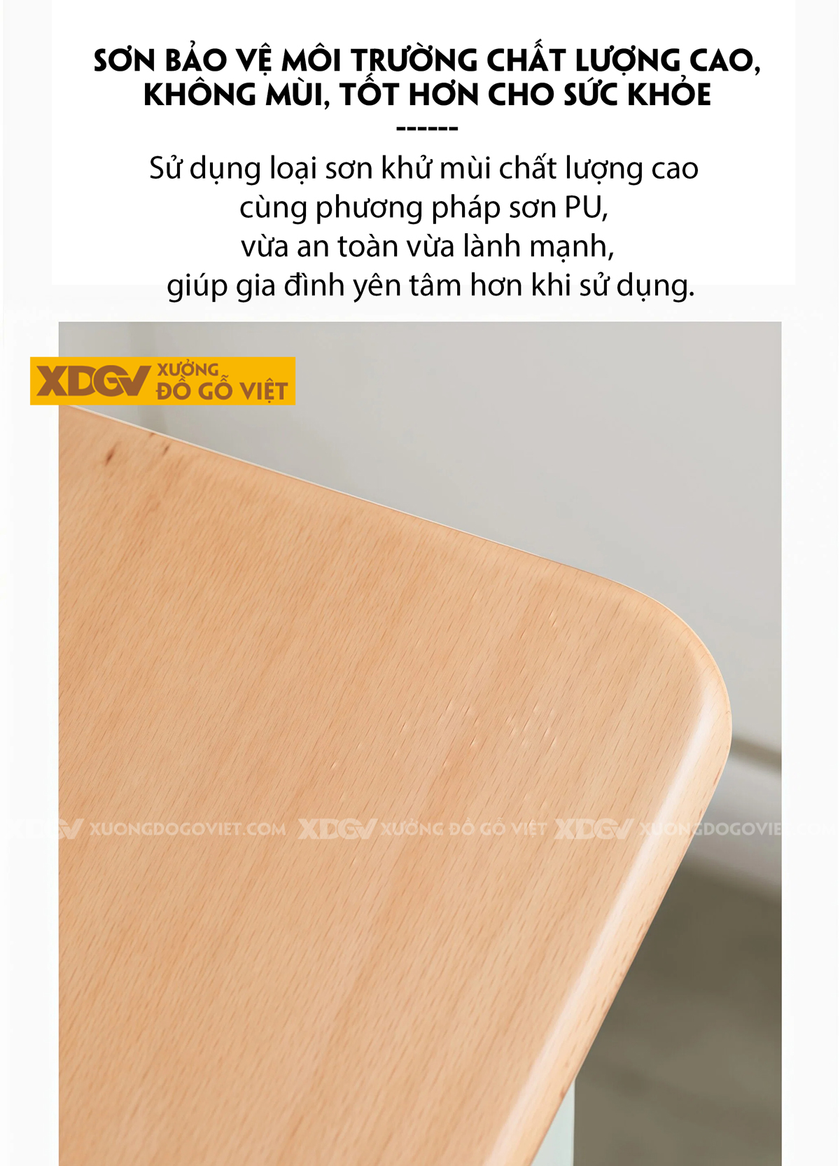 Mẫu Bàn Trang Điểm Thông Minh Gỗ Sồi Chân Chữ H Kết Hợp Tủ