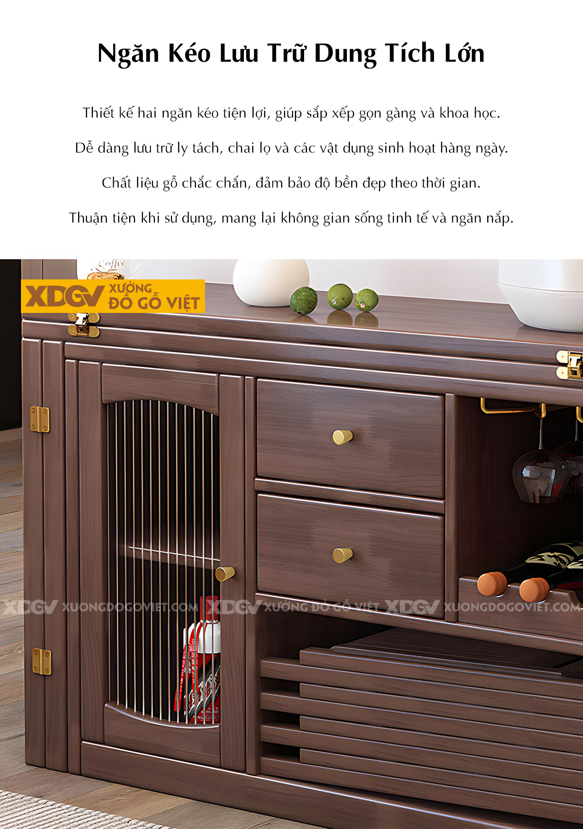 Mẫu Bộ Bàn Ăn Phòng Bếp Gỗ Óc Chó Tựa Vòm Cong Bo Ôm Cơ Thể