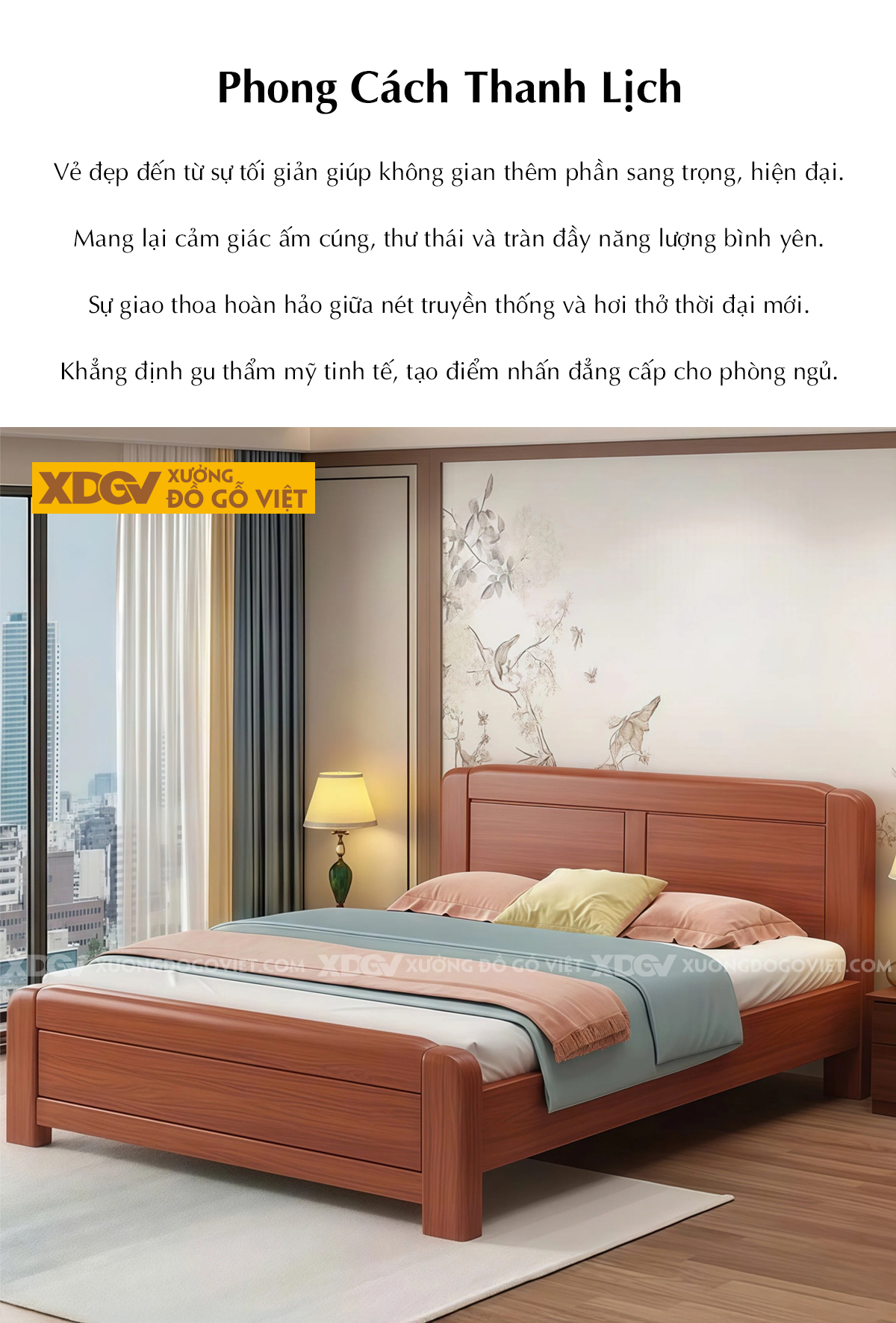 Mẫu Kệ Tivi Kèm Tủ Phòng Khách Gỗ Gõ Đỏ Phối Kính Sang Trọng