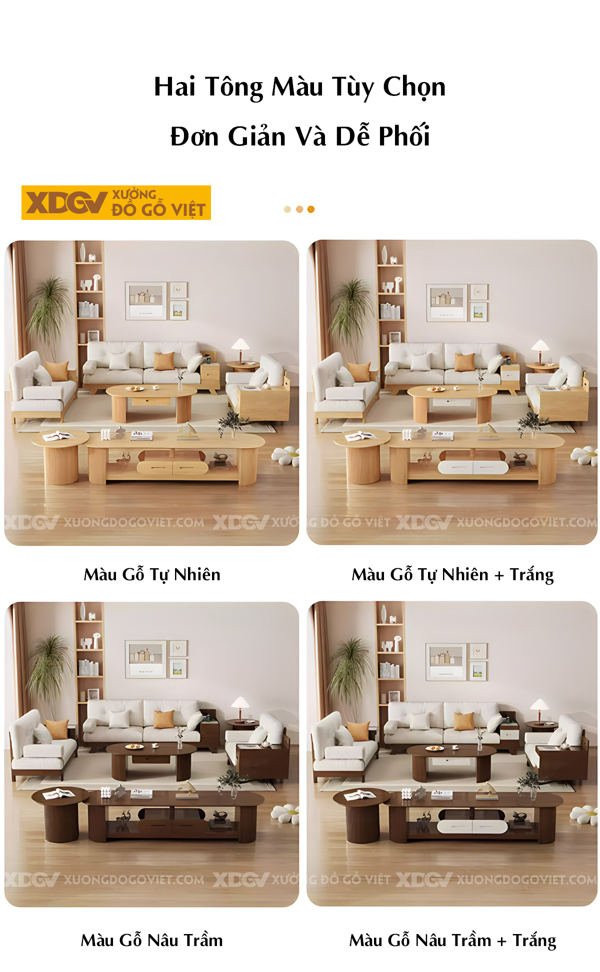 Mẫu Sofa Cao Su Bọc Nệm Dày Tay Ngăn Kéo Bên Hông Tiện Lợi