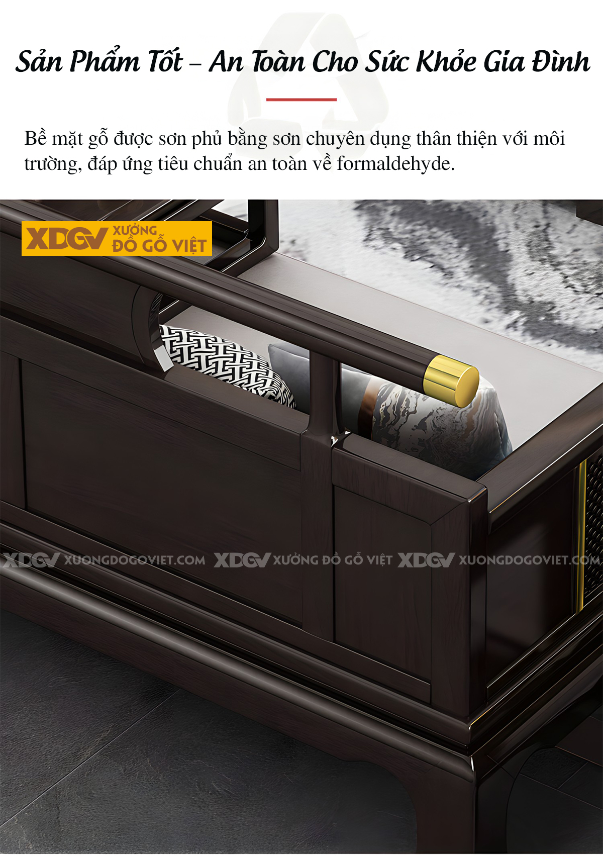 Mẫu Sofa Giường La Hán Gỗ Lim Á Đông Hiện Đại Và Tinh Tế