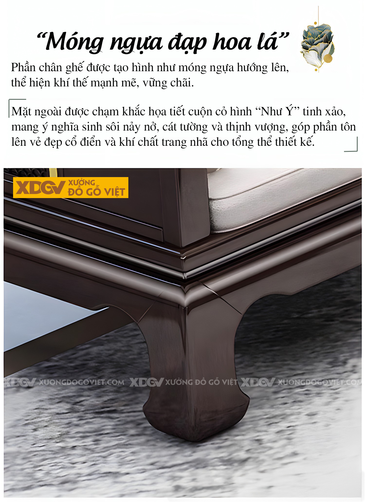 Mẫu Sofa Giường La Hán Gỗ Lim Á Đông Hiện Đại Và Tinh Tế