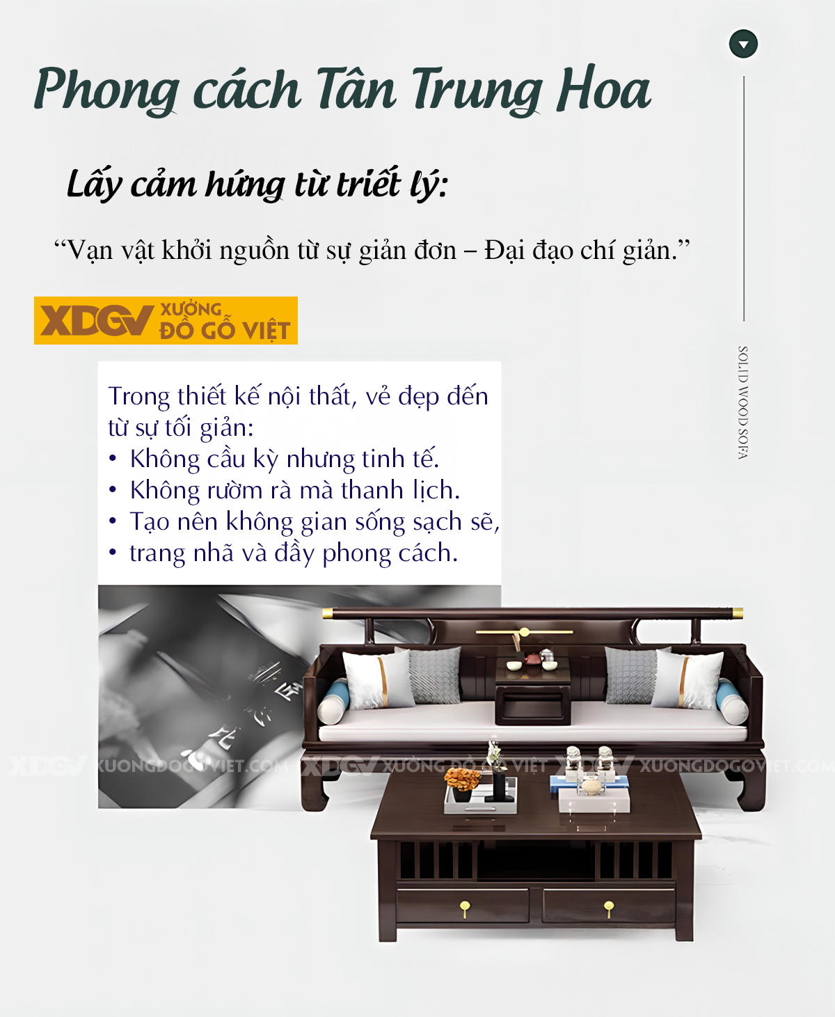 Mẫu Sofa Giường La Hán Gỗ Lim Á Đông Hiện Đại Và Tinh Tế