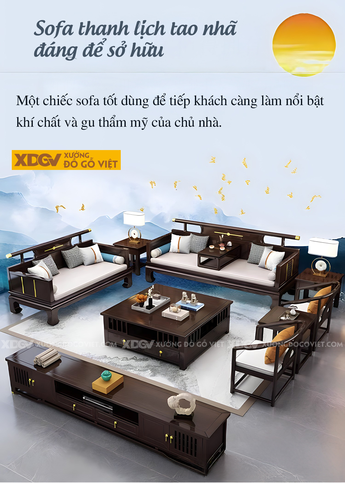 Mẫu Sofa Giường La Hán Gỗ Lim Á Đông Hiện Đại Và Tinh Tế