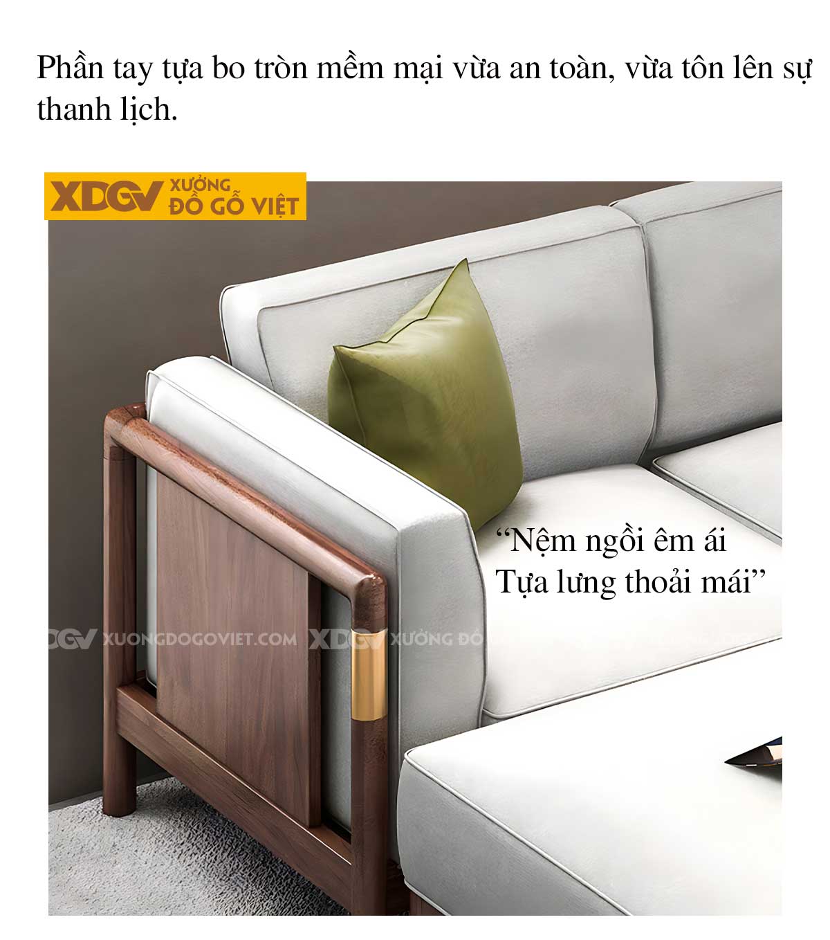 Mẫu Sofa Gỗ Lim Hiện Đại Tựa Nan Mỏng Bọc Nệm Cao Cấp