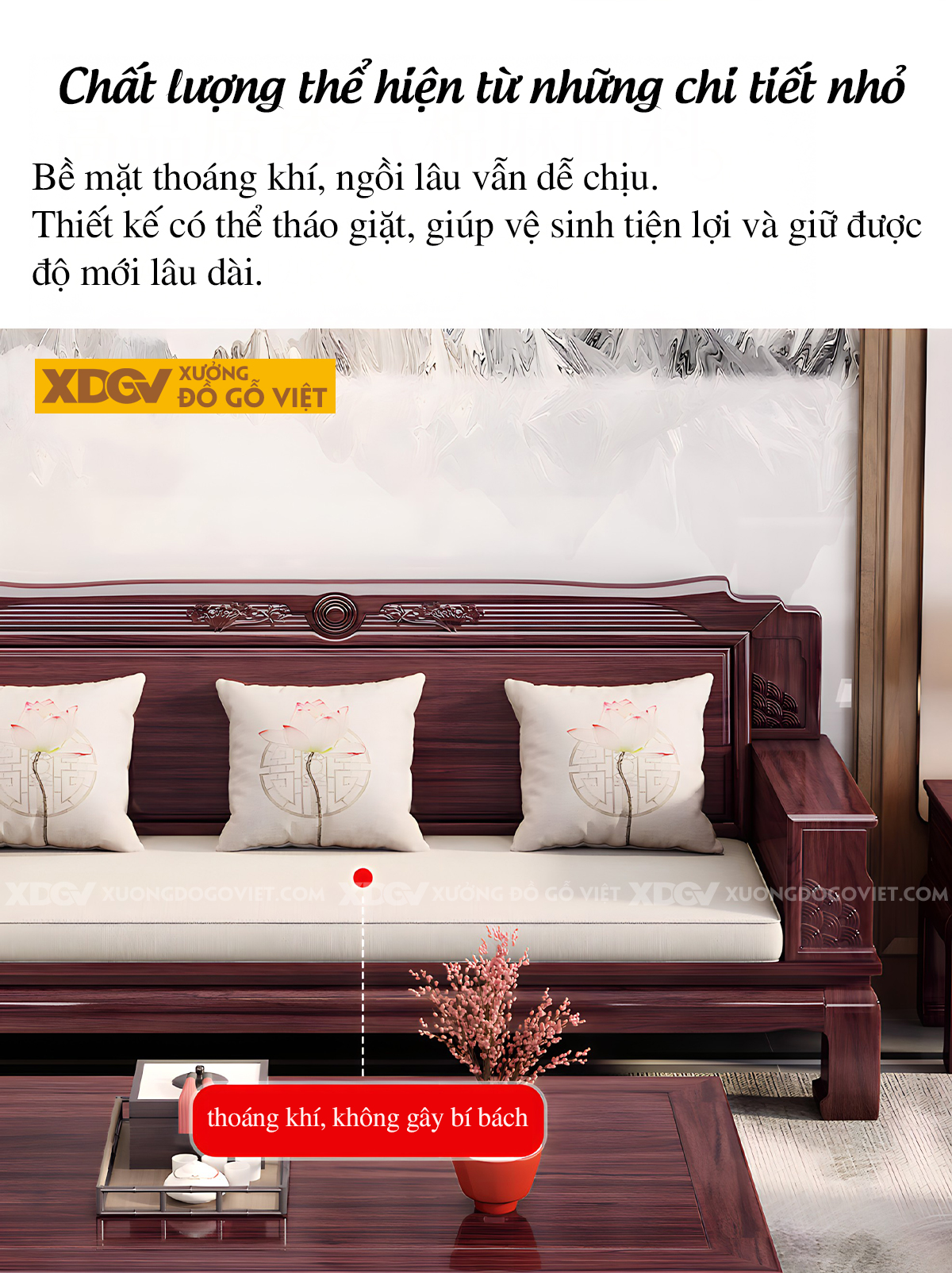 Mẫu Sofa Gỗ Lim Phòng Khách Chạm Khắc Tinh Tế Sang Trọng