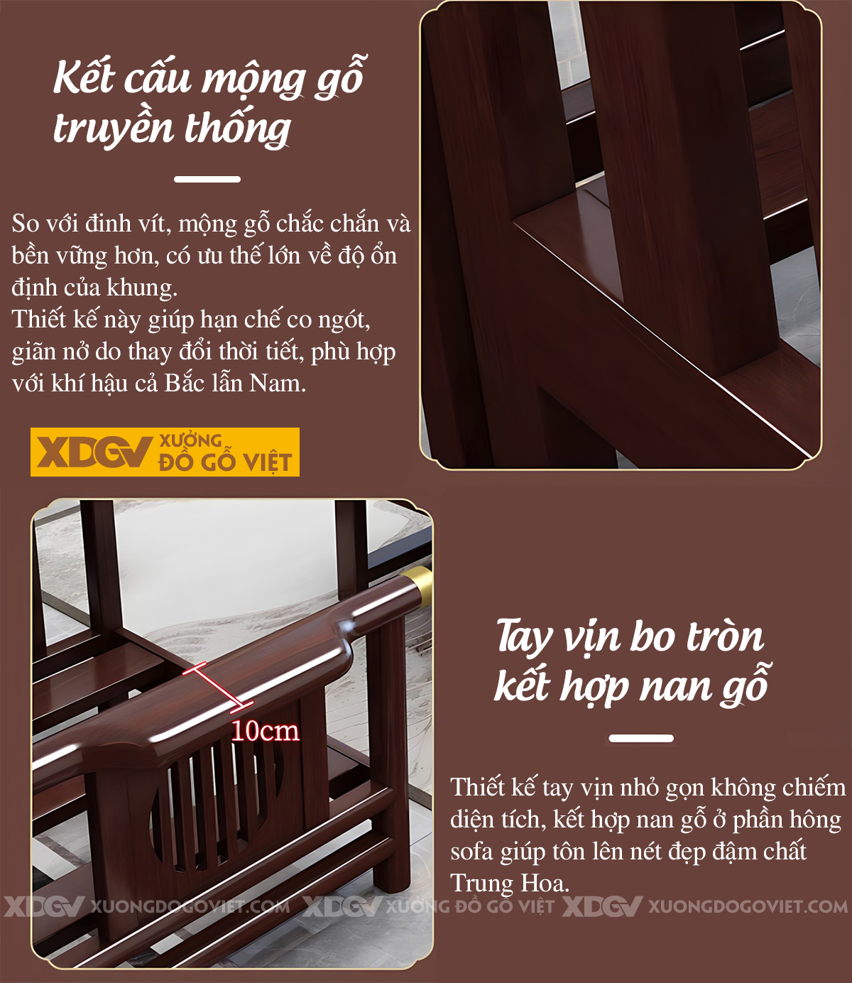 Mẫu Sofa Lim Thịt Tân Cổ Điển Á Đông Bọc Nệm Dày Cao Cấp