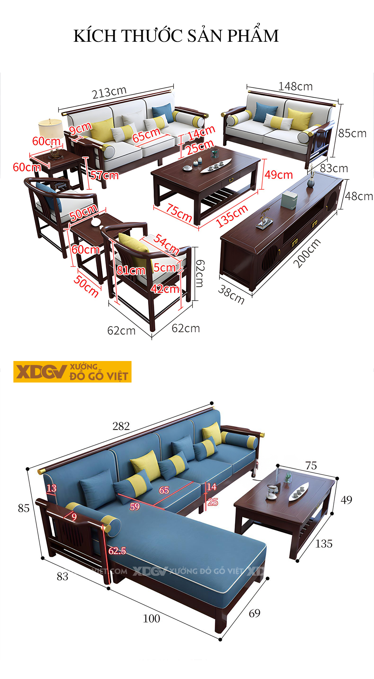 Mẫu Sofa Lim Thịt Tân Cổ Điển Á Đông Bọc Nệm Dày Cao Cấp