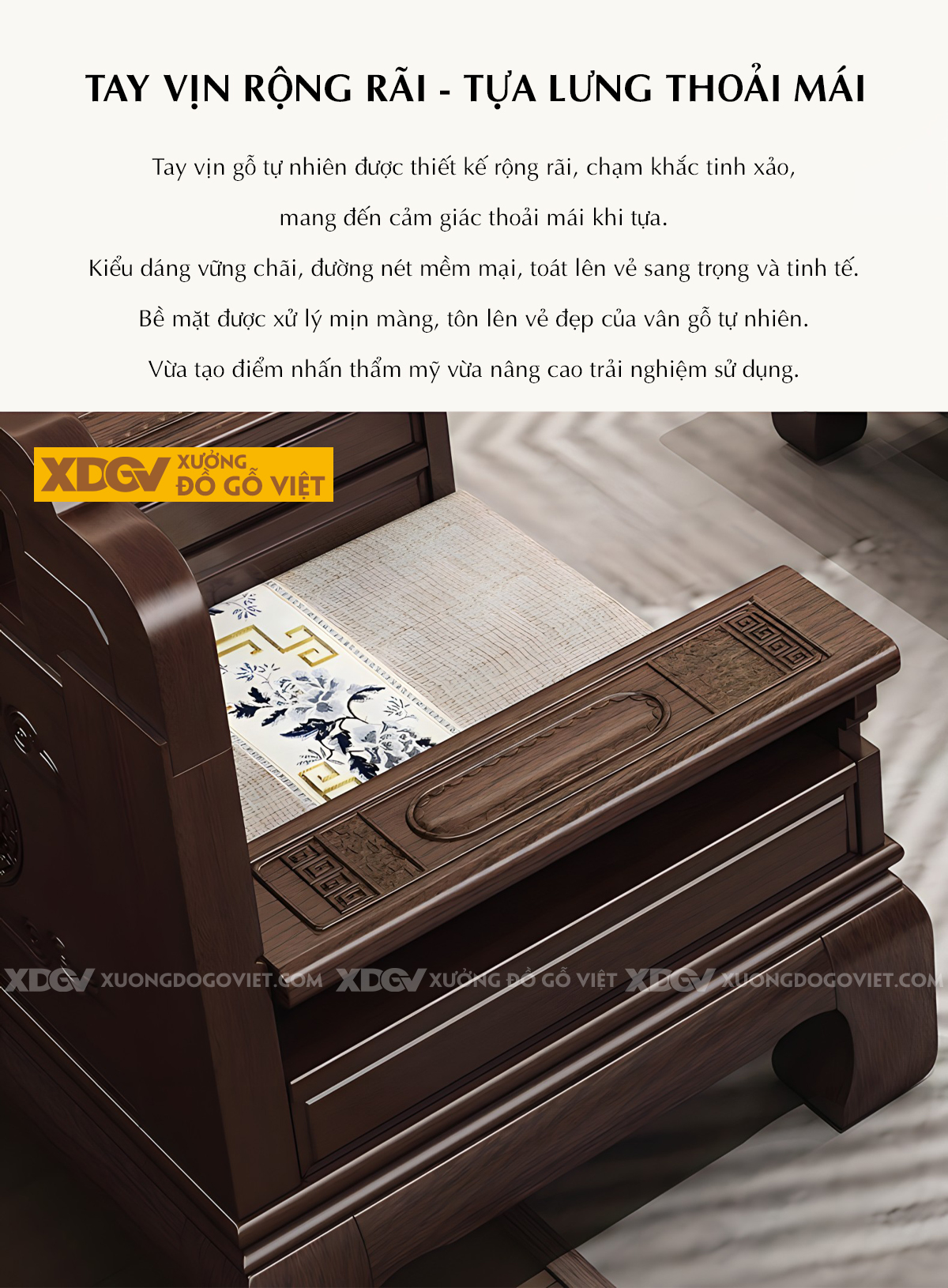 Mẫu Sofa Óc Chó Cổ Điển Á Đông Sang Trọng Chạm Khắc Tinh Xảo
